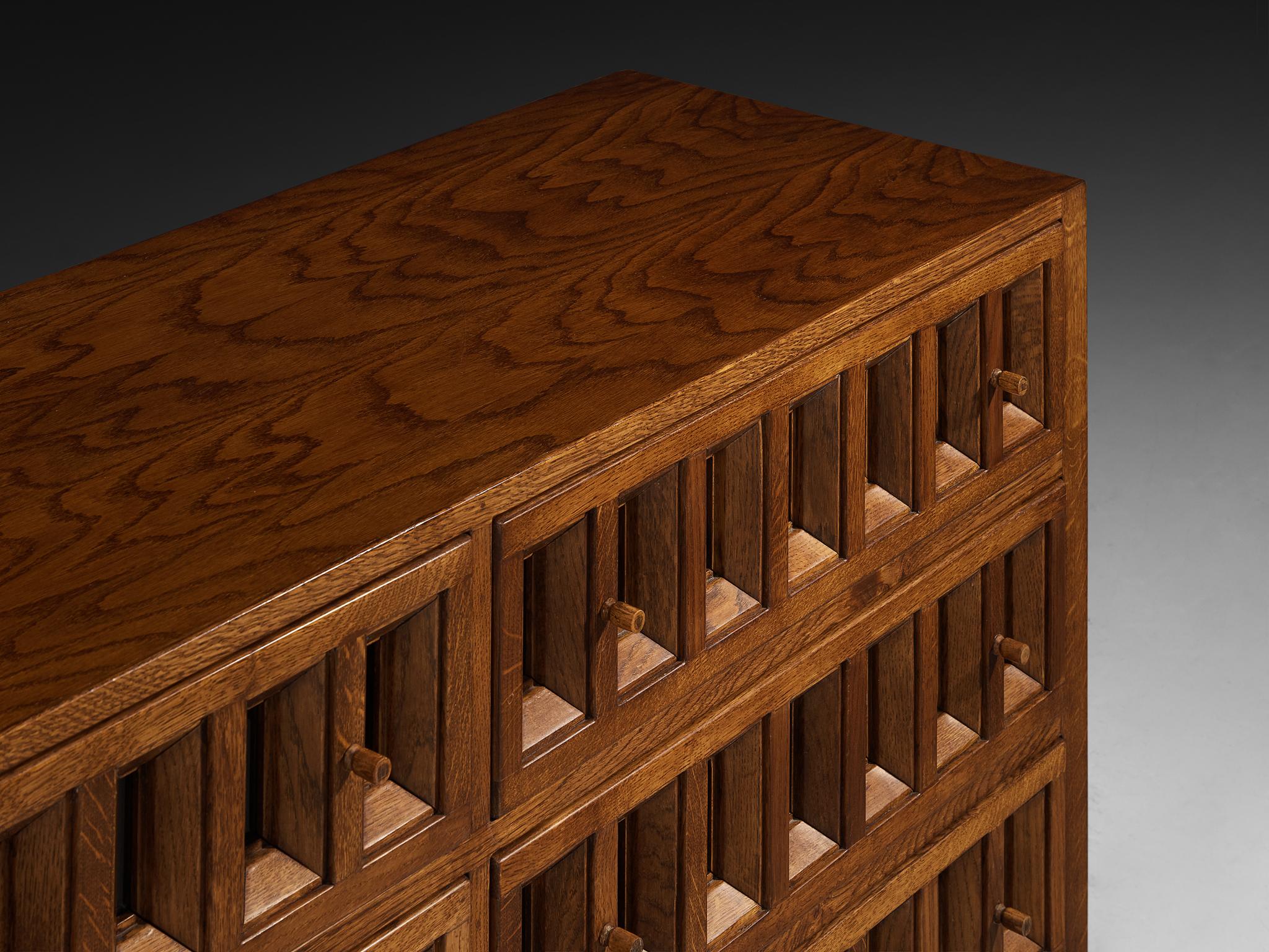 Giuseppe Rivadossi for Officina Rivadossi Chest of Drawers in Oak