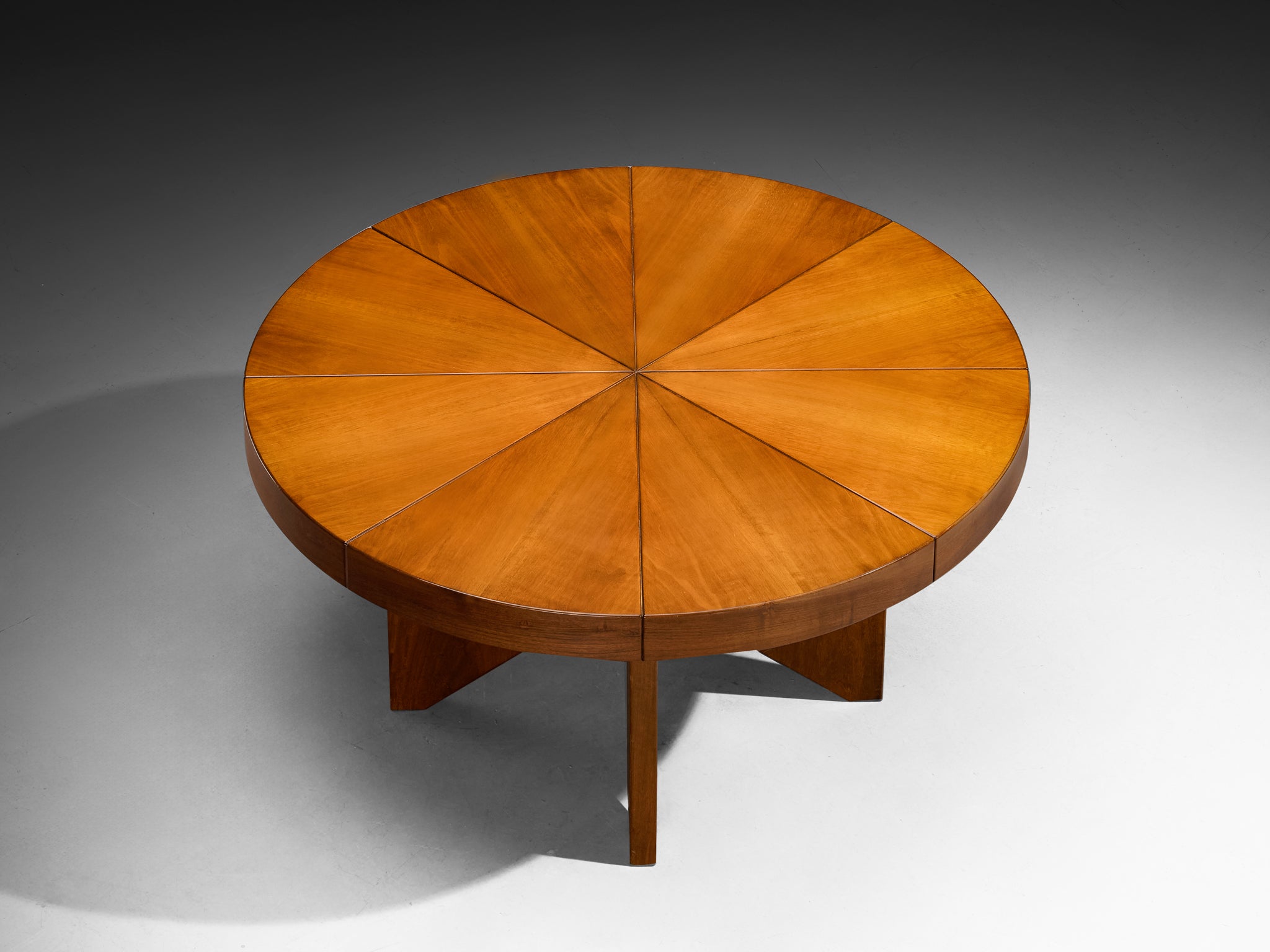 Ferdinando Meccani 'Circolare' Dining Table or Center Table in Walnut