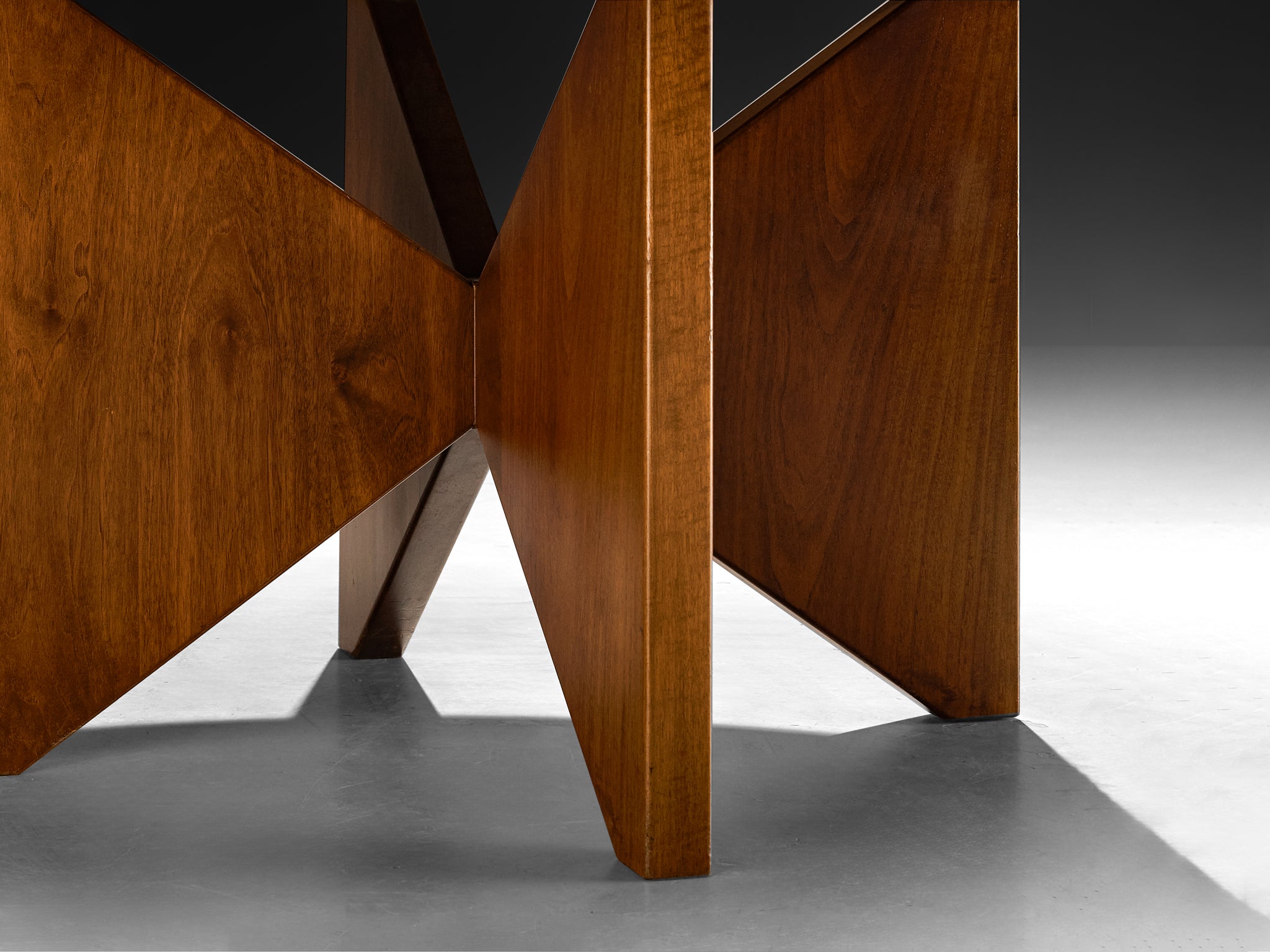 Ferdinando Meccani 'Circolare' Dining Table or Center Table in Walnut