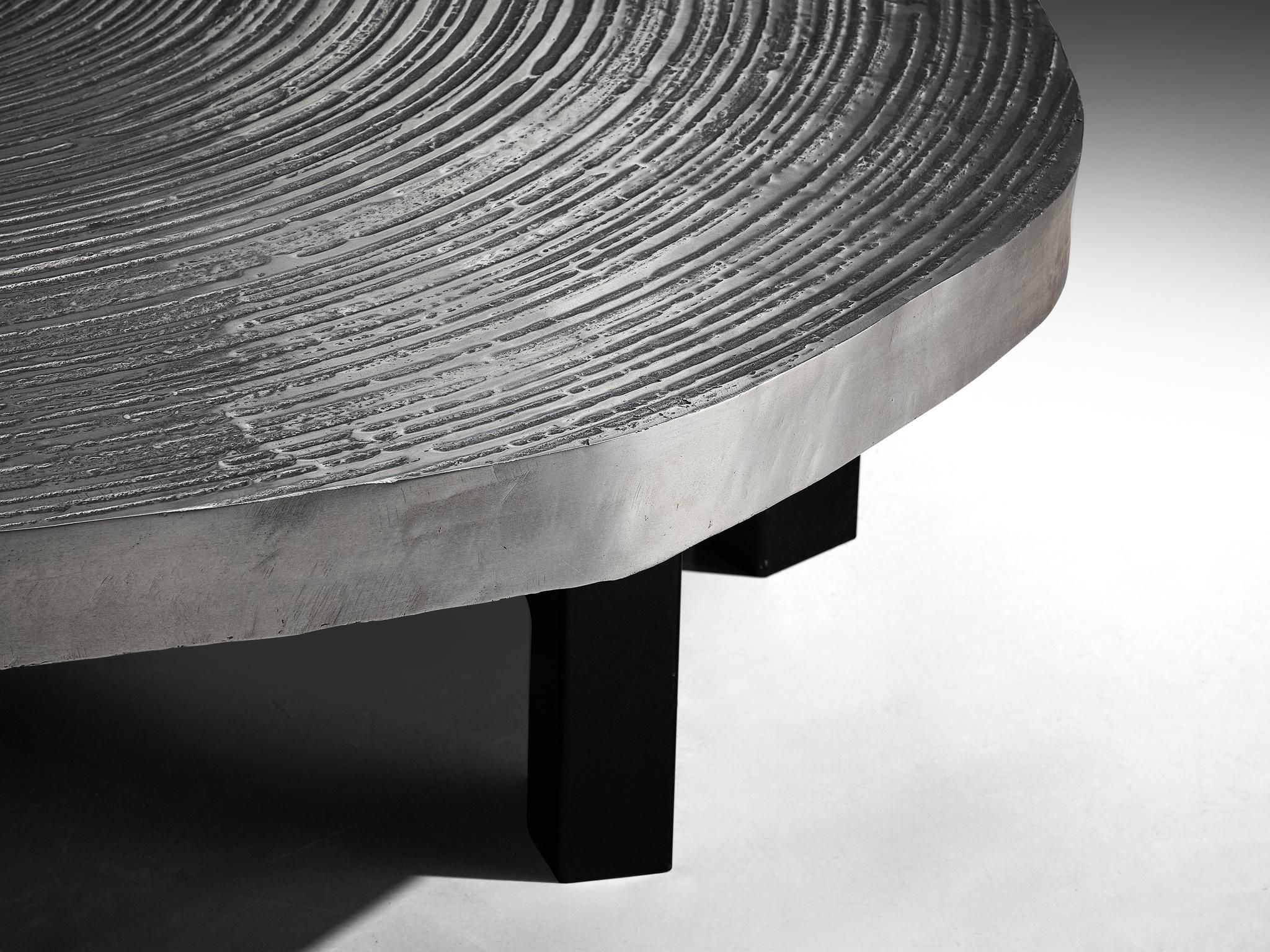 Ado Chale 'Goutte D’Eau' Coffee Table in Aluminium