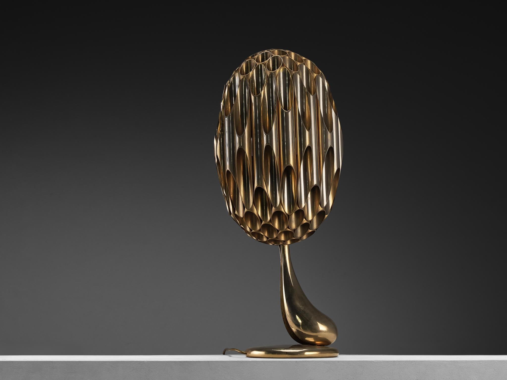 Atelier Michel Armand Sculptural 'Morille' Table Lamp