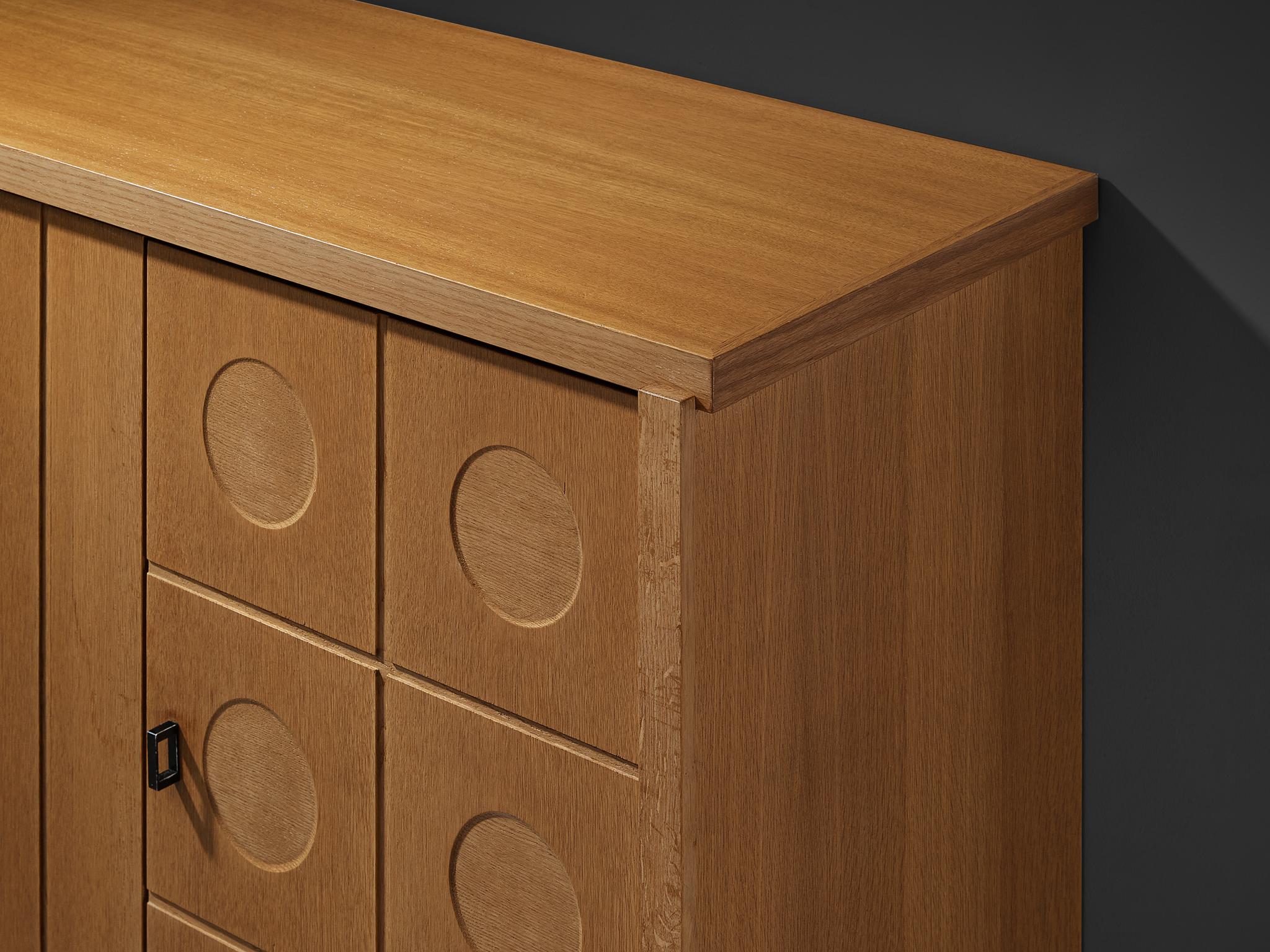 Belgian Brutalist Cabinet in Oak