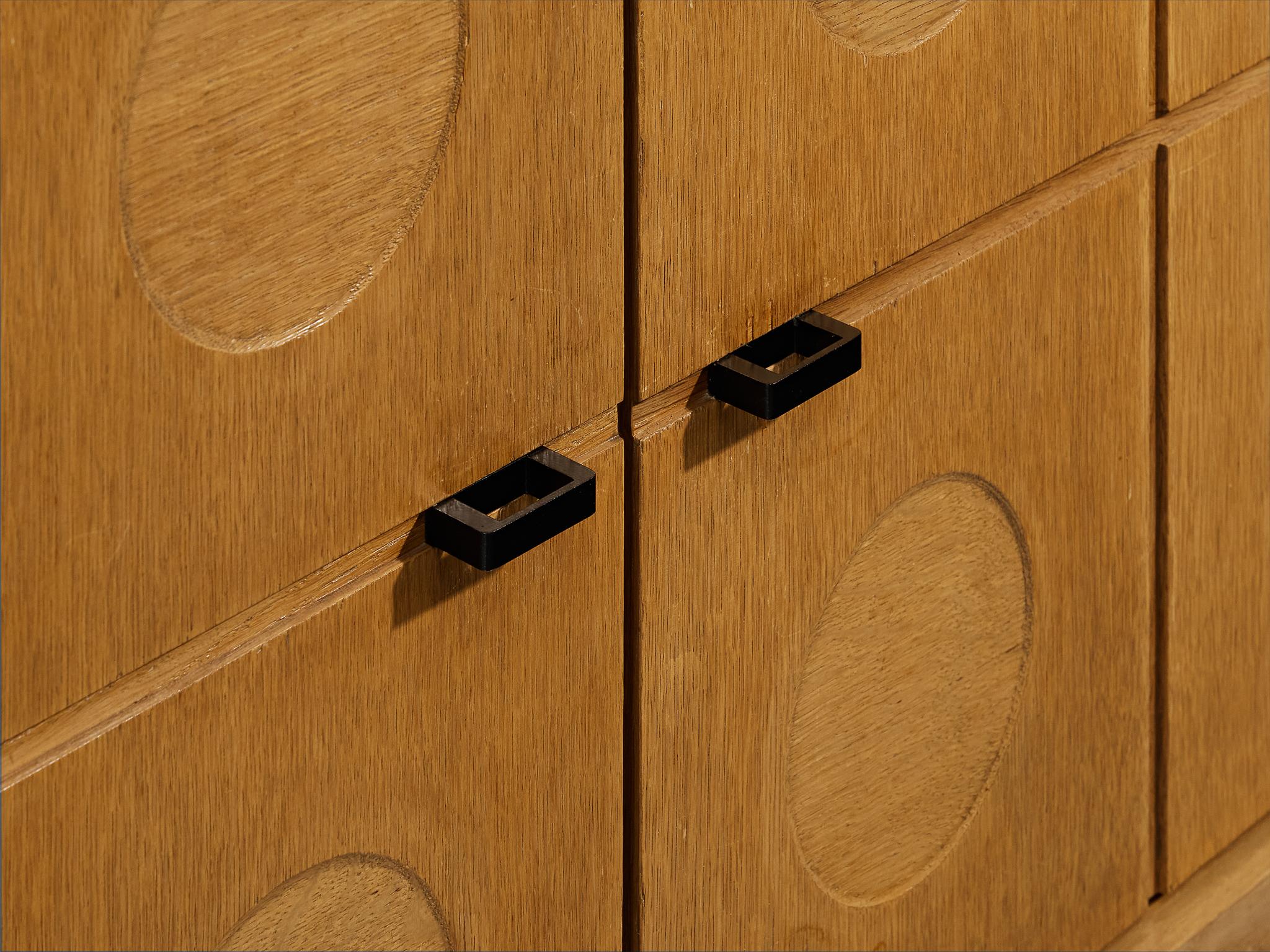 Belgian Brutalist Sideboard in Oak