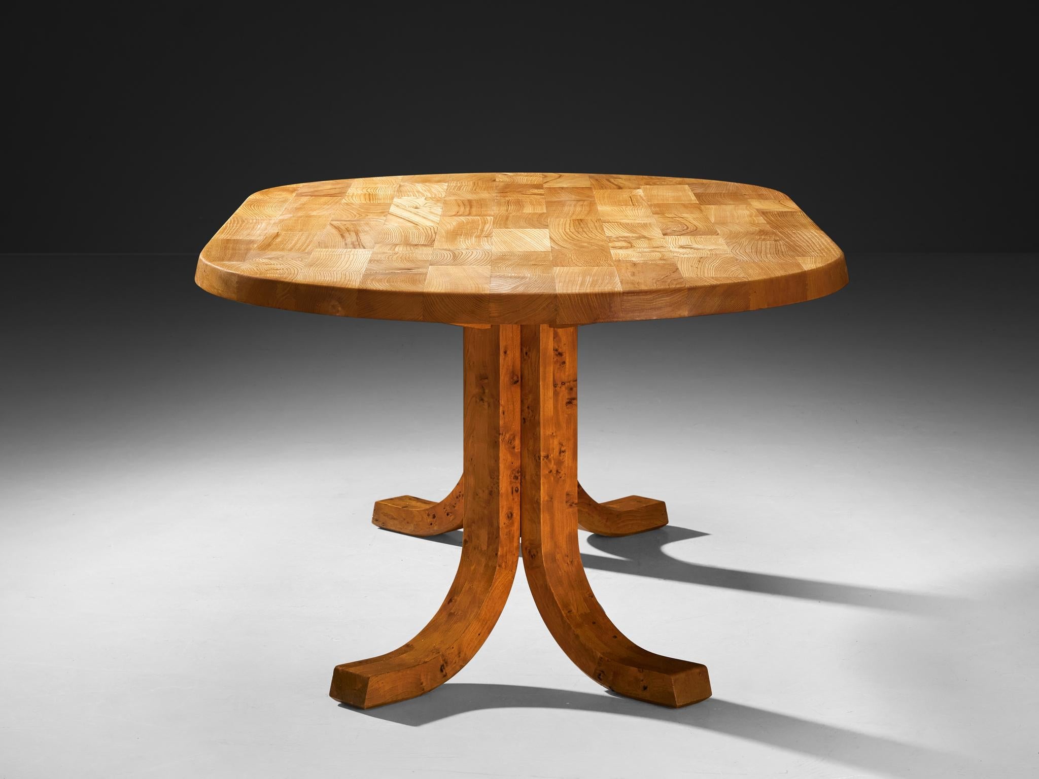 Atelier C. Demoyen Dining Table in Solid Elm