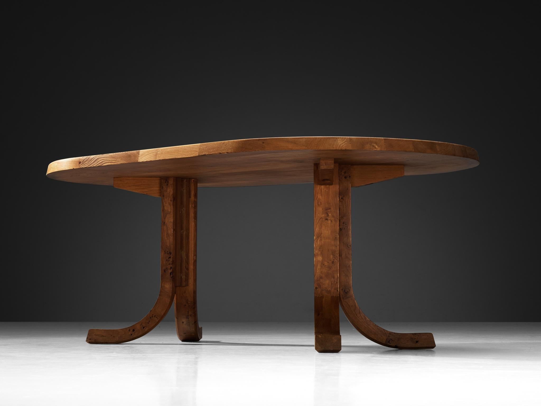 Atelier C. Demoyen Dining Table in Solid Elm