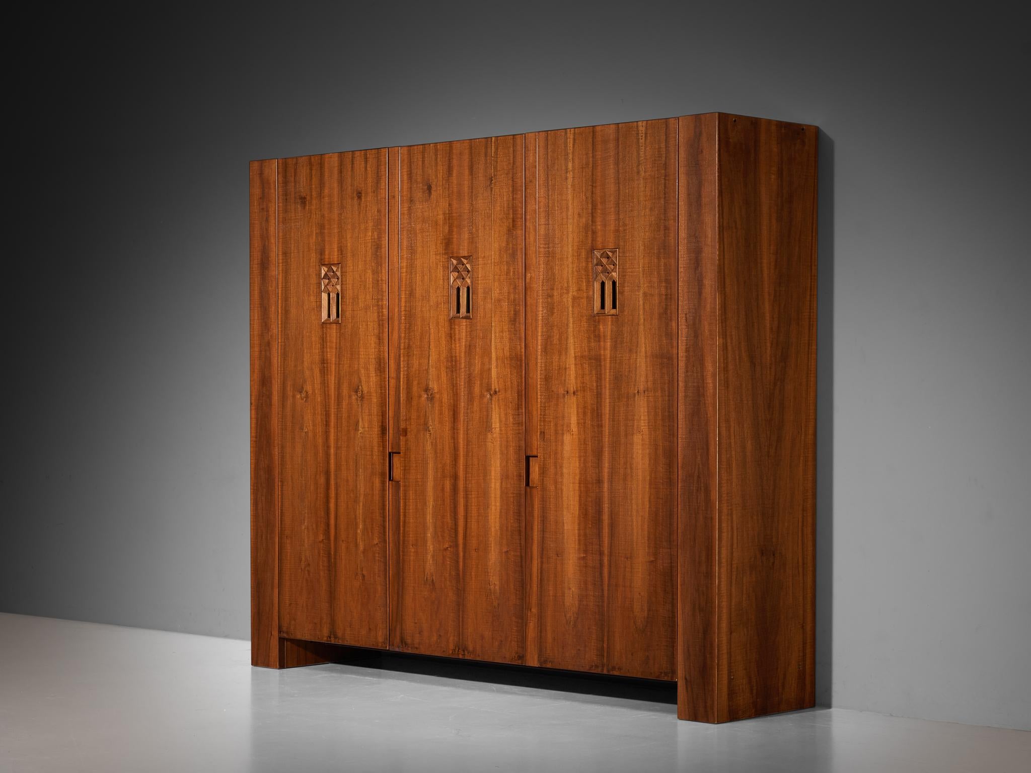 Giuseppe Rivadossi for Officina Rivadossi Grand Wardrobe in Walnut