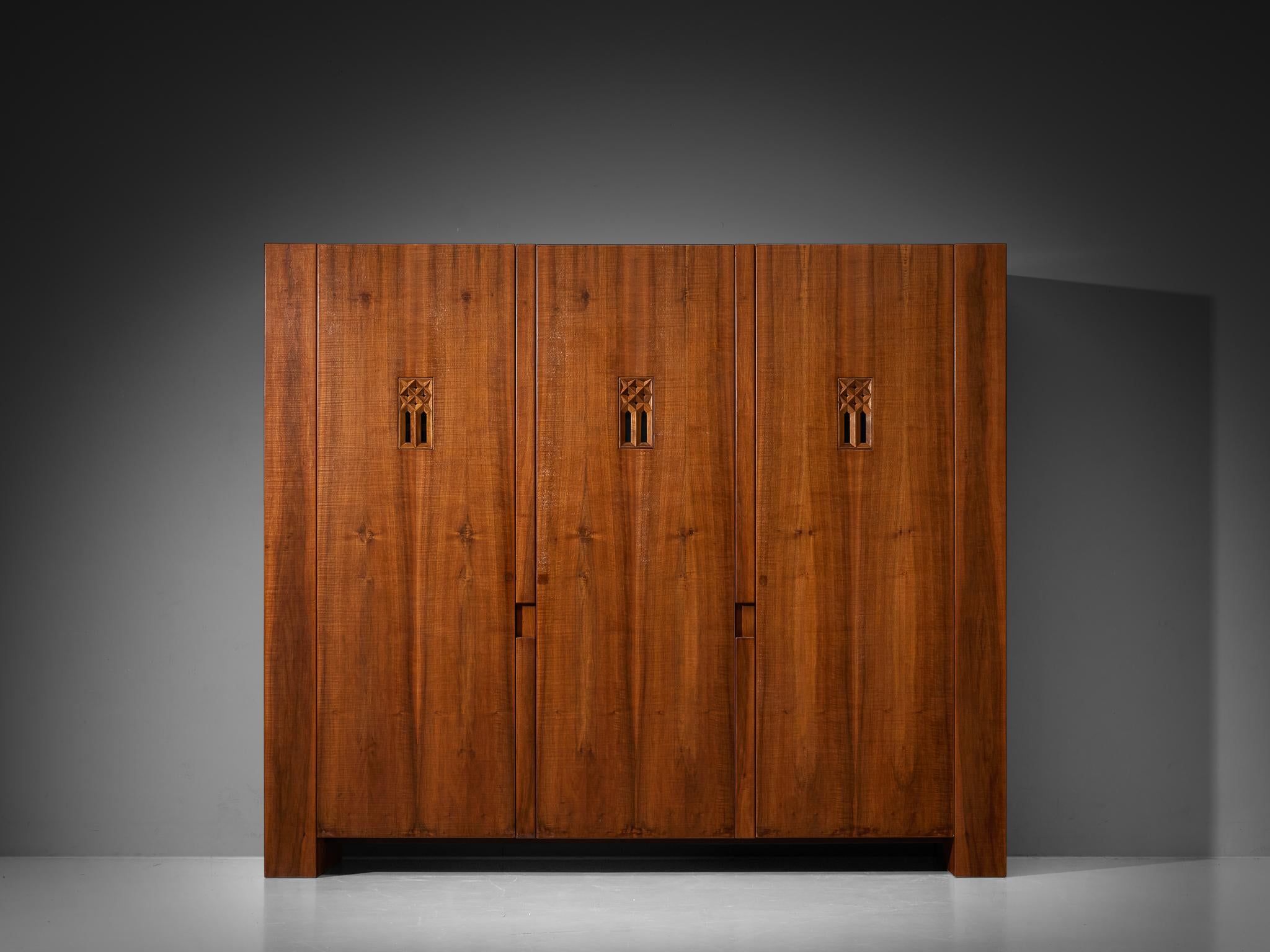 Giuseppe Rivadossi for Officina Rivadossi Grand Wardrobe in Walnut