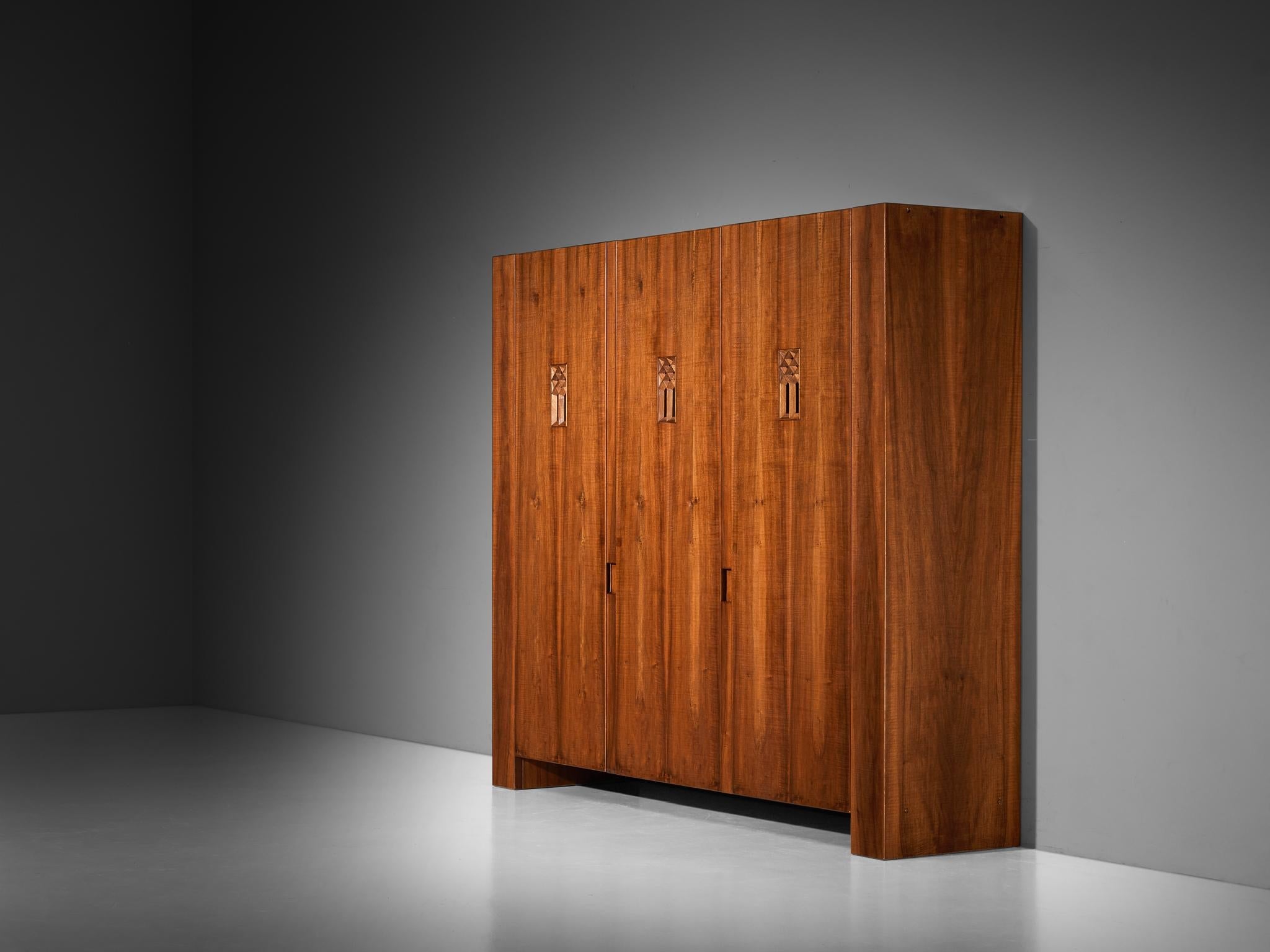 Giuseppe Rivadossi for Officina Rivadossi Grand Wardrobe in Walnut