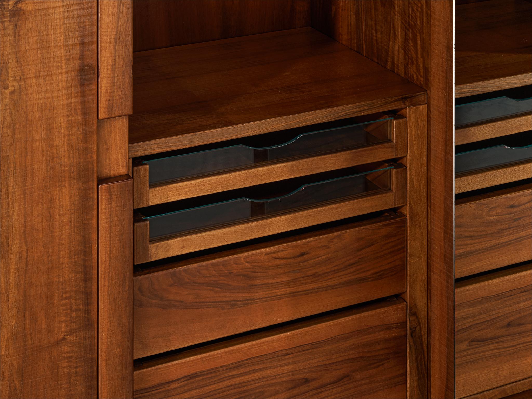 Giuseppe Rivadossi for Officina Rivadossi Grand Wardrobe in Walnut