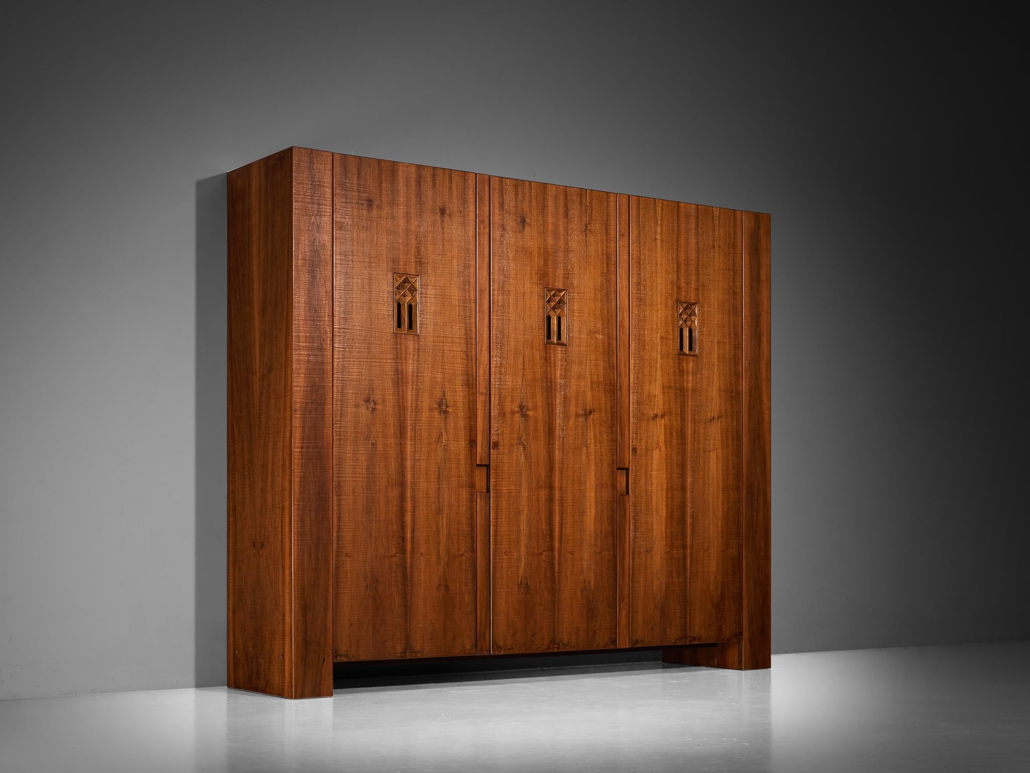 Giuseppe Rivadossi for Officina Rivadossi Grand Wardrobe in Walnut