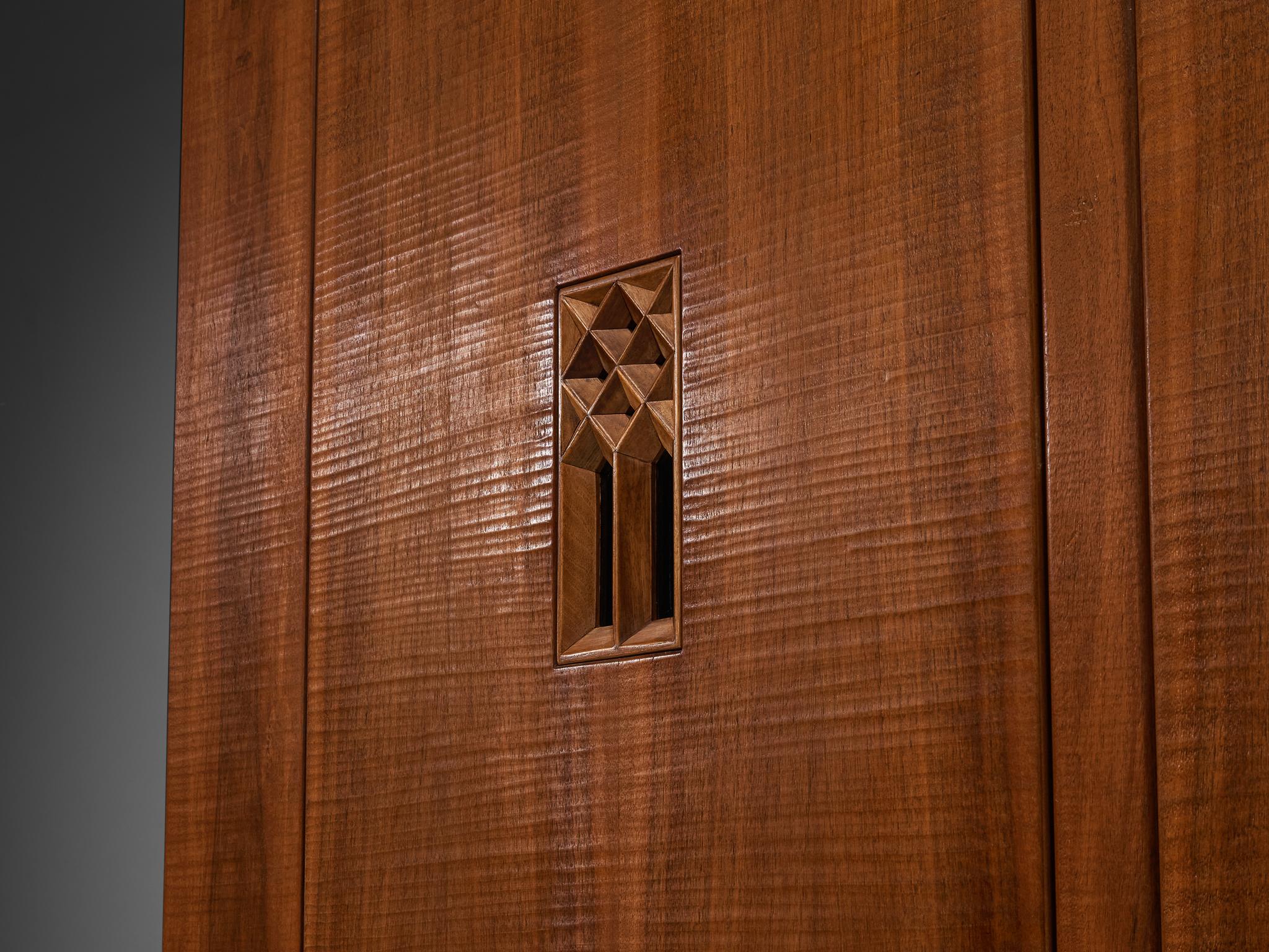 Giuseppe Rivadossi for Officina Rivadossi Grand Wardrobe in Walnut