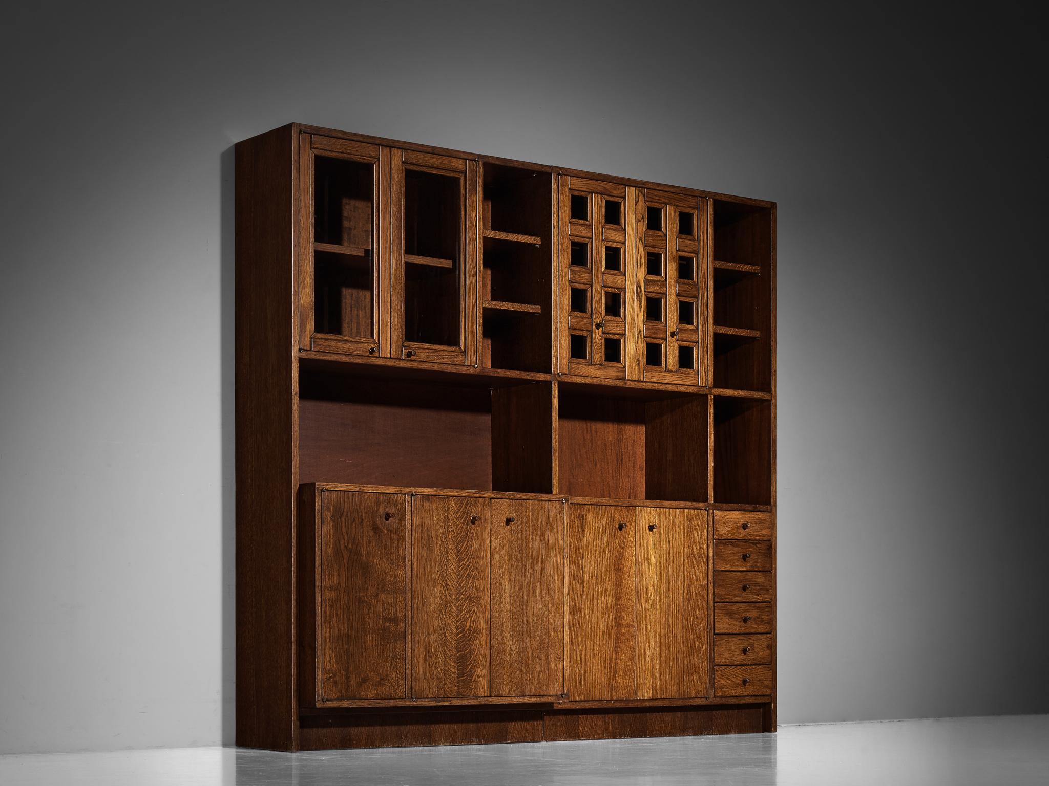 Giuseppe Rivadossi for Officina Rivadossi Large Cabinet in Oak