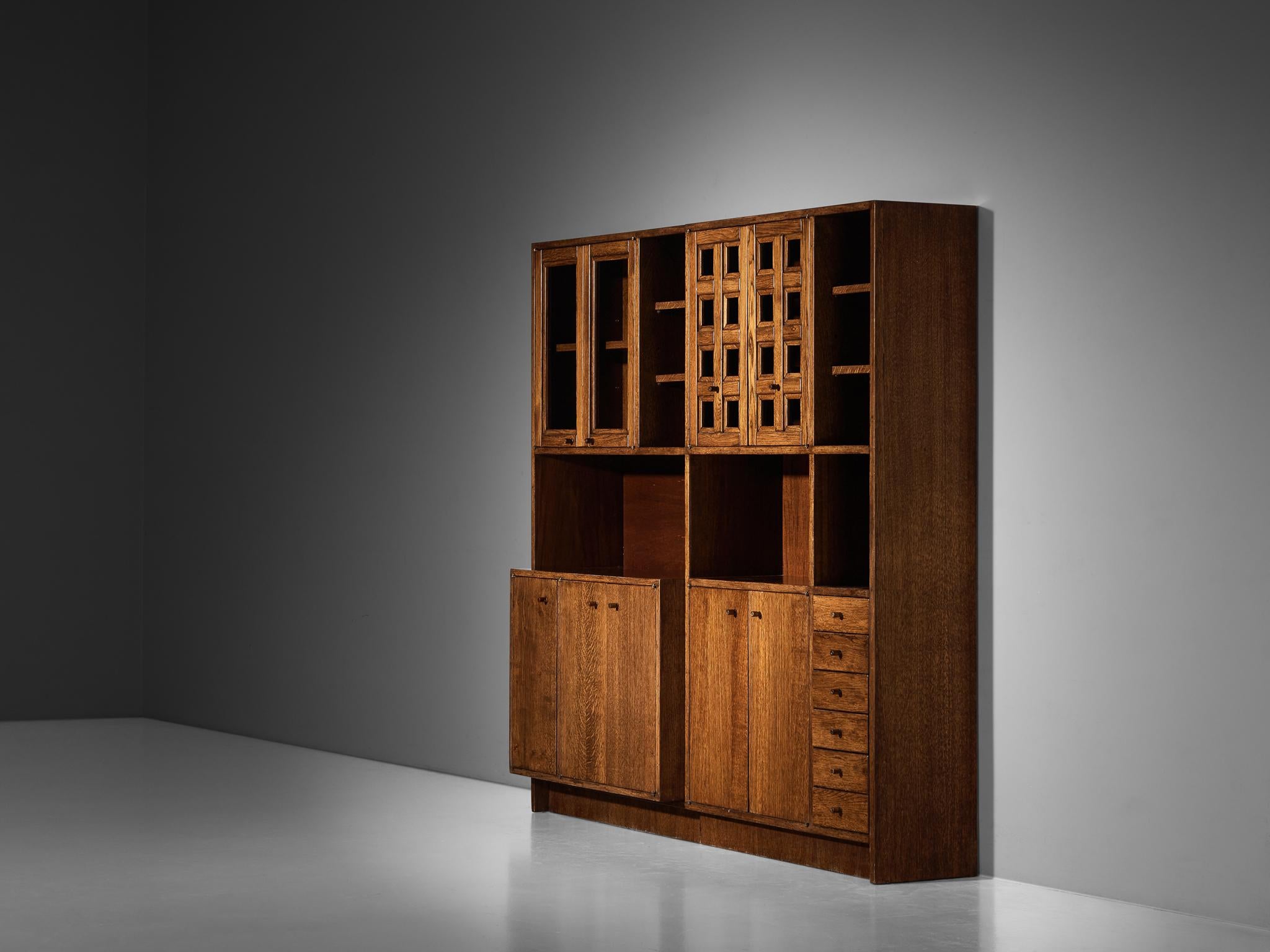 Giuseppe Rivadossi for Officina Rivadossi Large Cabinet in Oak