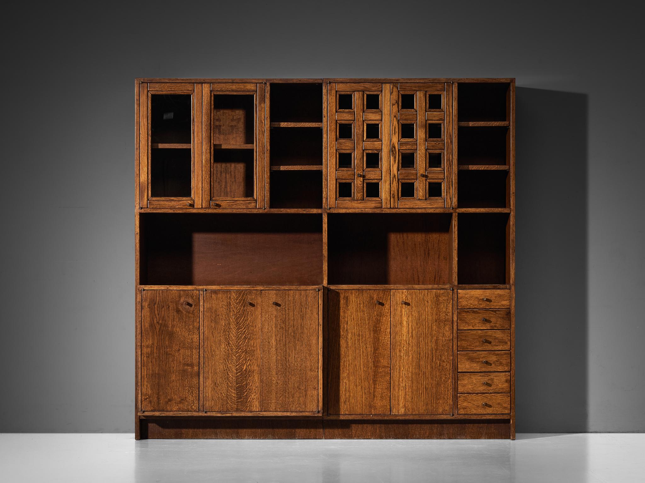 Giuseppe Rivadossi for Officina Rivadossi Large Cabinet in Oak