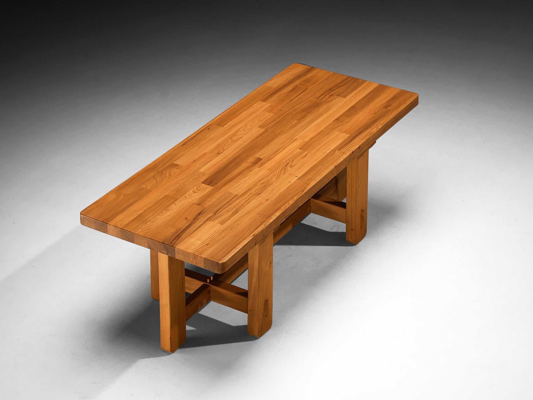 Maison Regain Rectangular Dining Table in Solid Elm