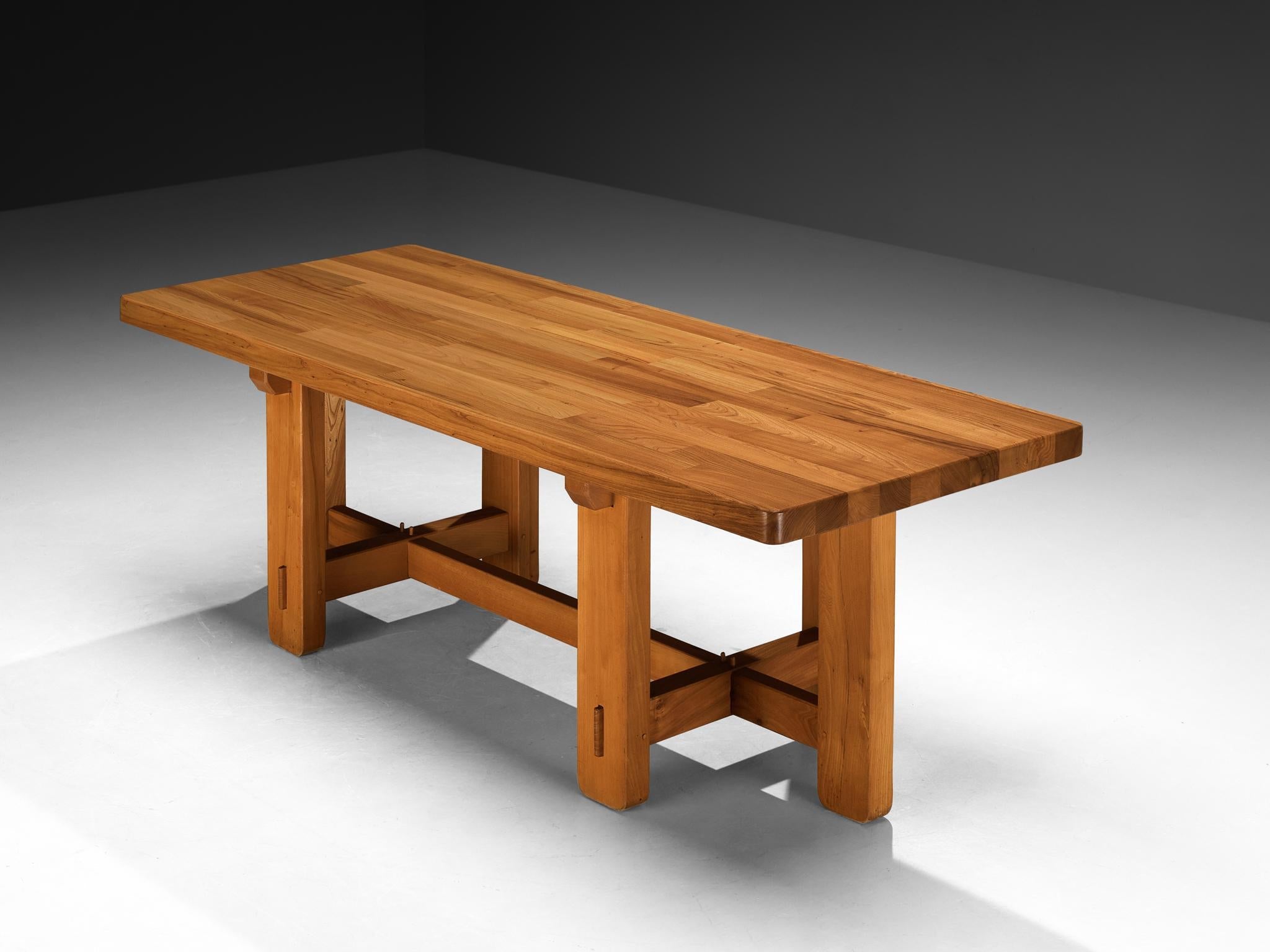 Maison Regain Rectangular Dining Table in Solid Elm