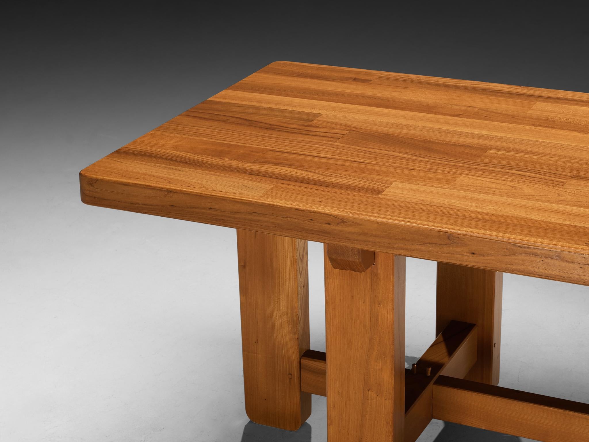 Maison Regain Rectangular Dining Table in Solid Elm