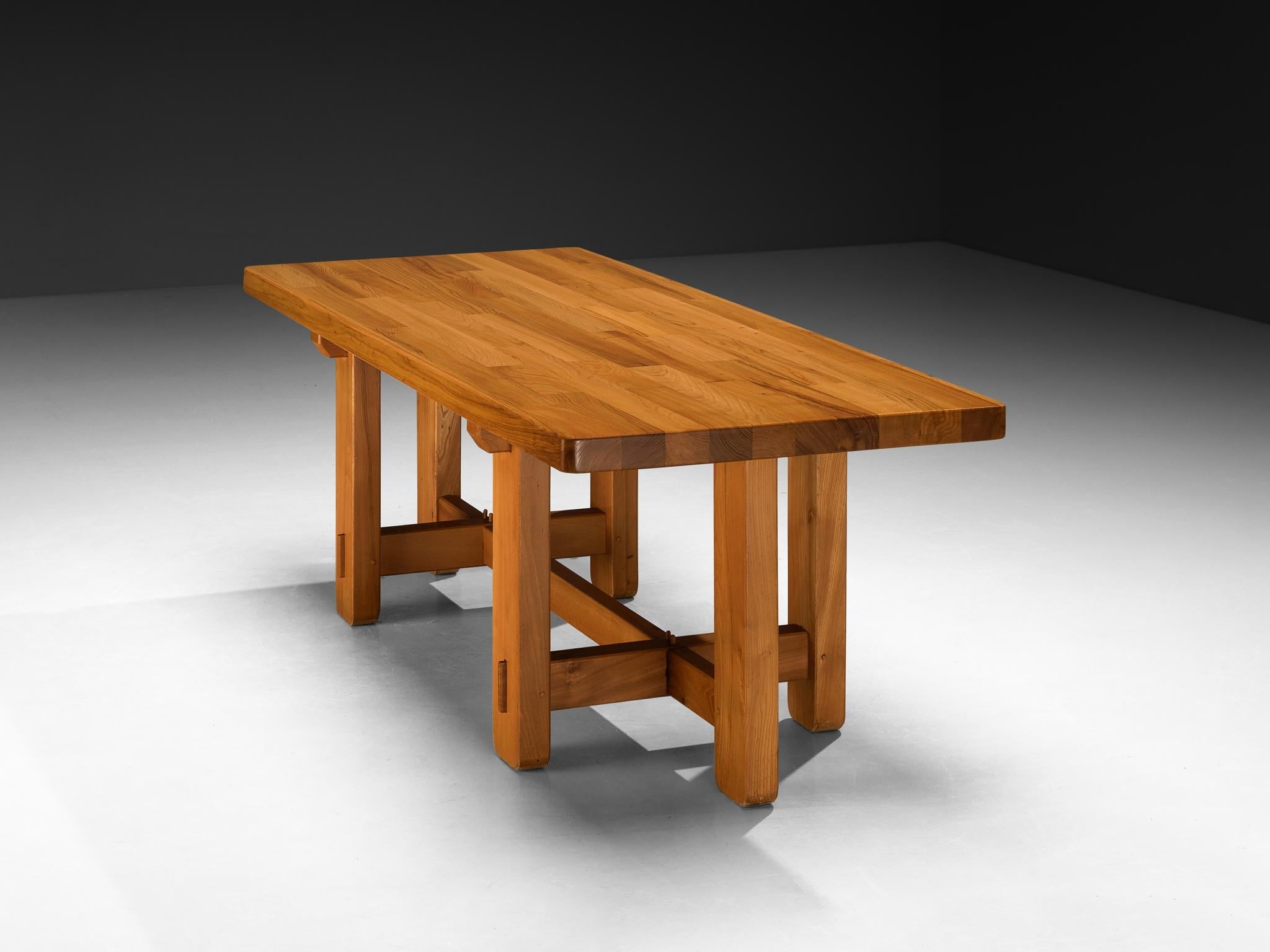 Maison Regain Rectangular Dining Table in Solid Elm