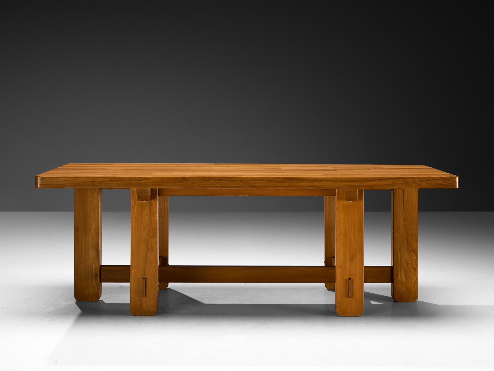 Maison Regain Rectangular Dining Table in Solid Elm