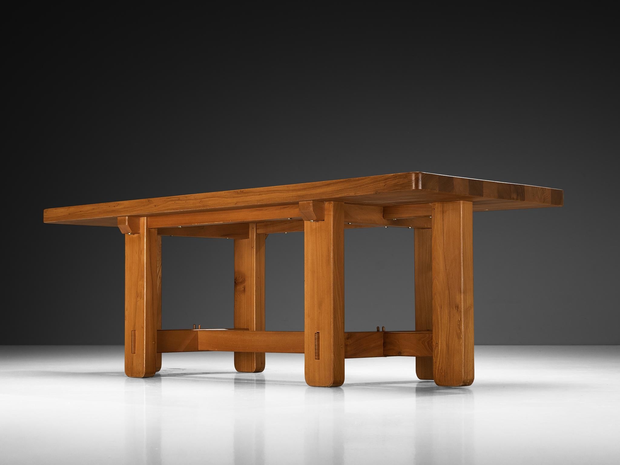 Maison Regain Rectangular Dining Table in Solid Elm