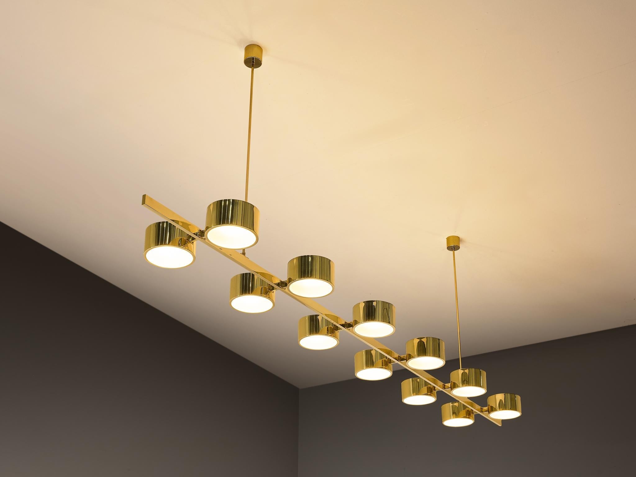 Hans-Agne Jakobsson 'T 261/12' Chandelier in Brass