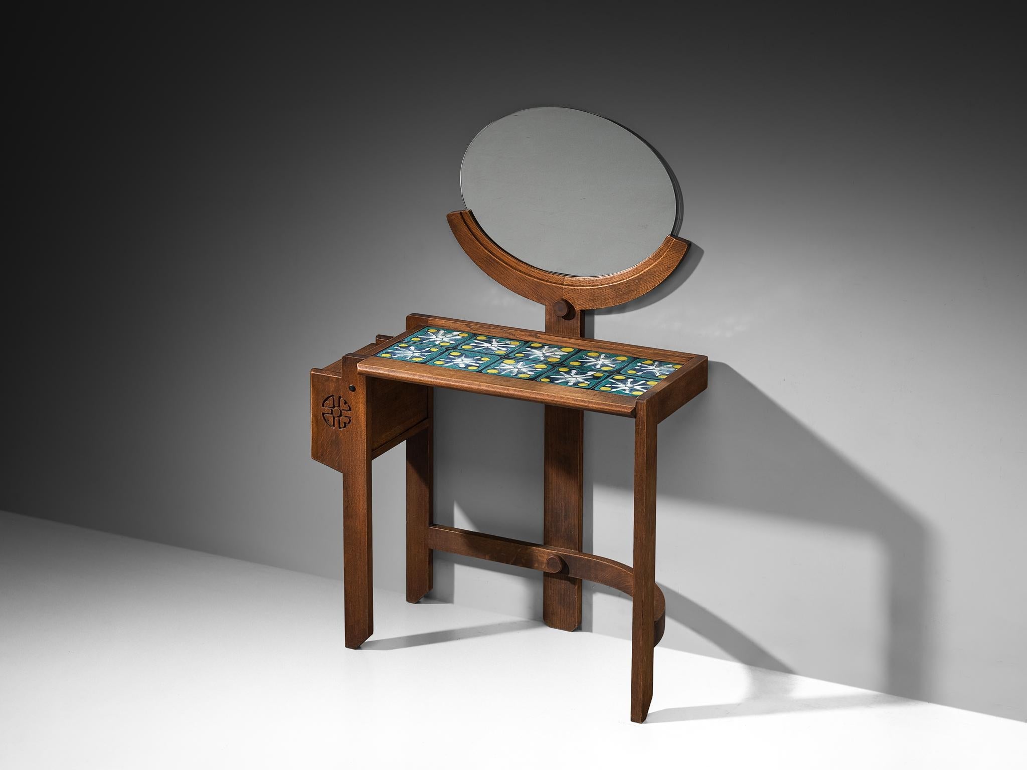 Guillerme & Chambron Oak Vanity Table