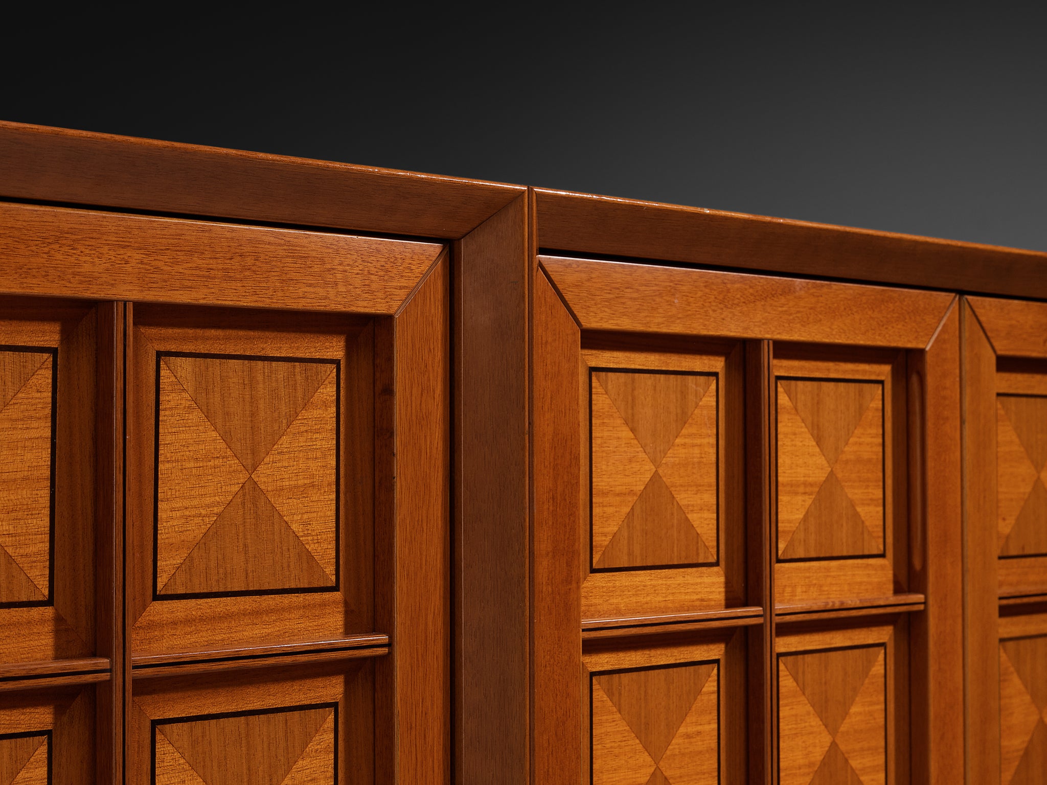 Italian Post-Modern Sideboard with Geometric Front