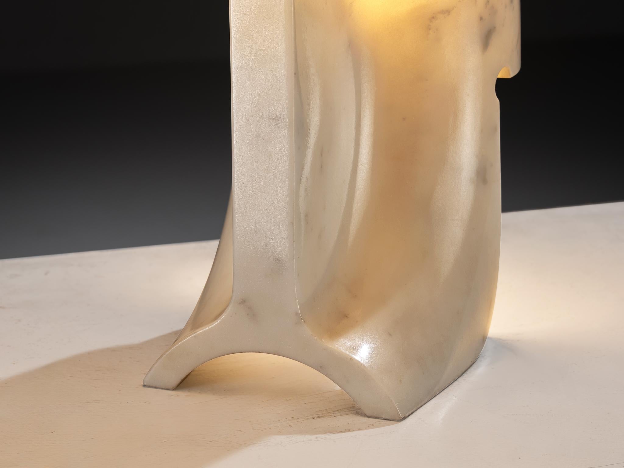 Afra & Tobia Scarpa for Flos 'Biagio' Table Lamp in Marble