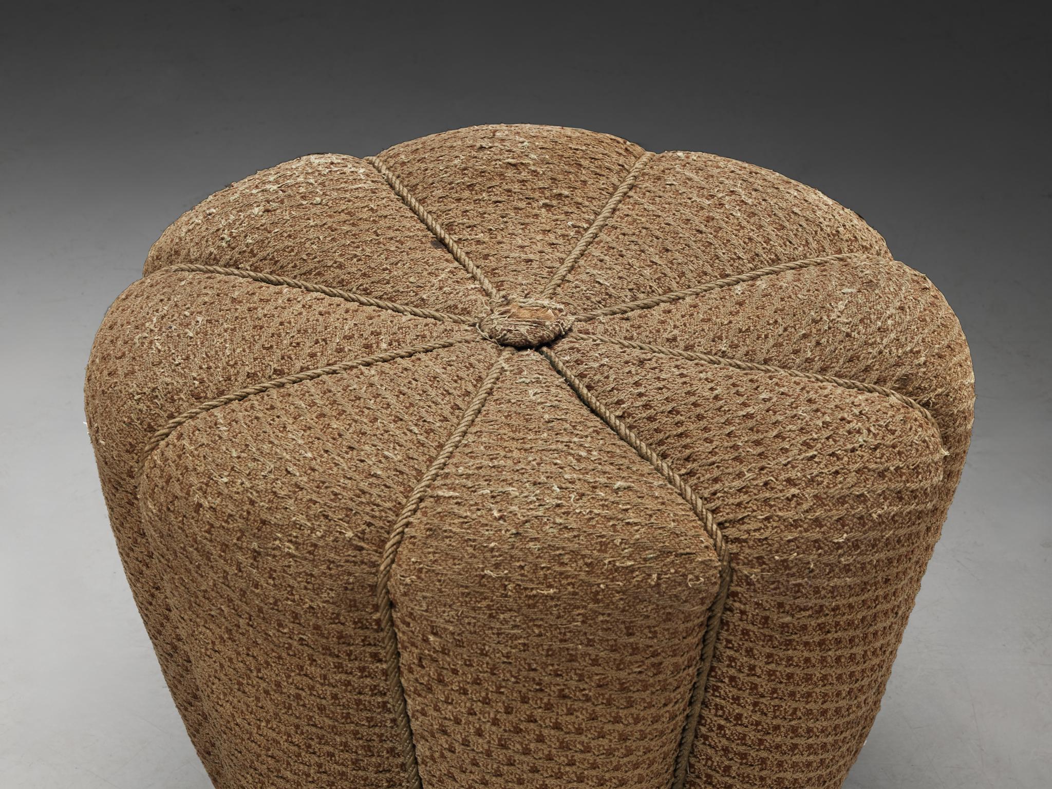 Jindrich Halabala Stools in Decorative Upholstery