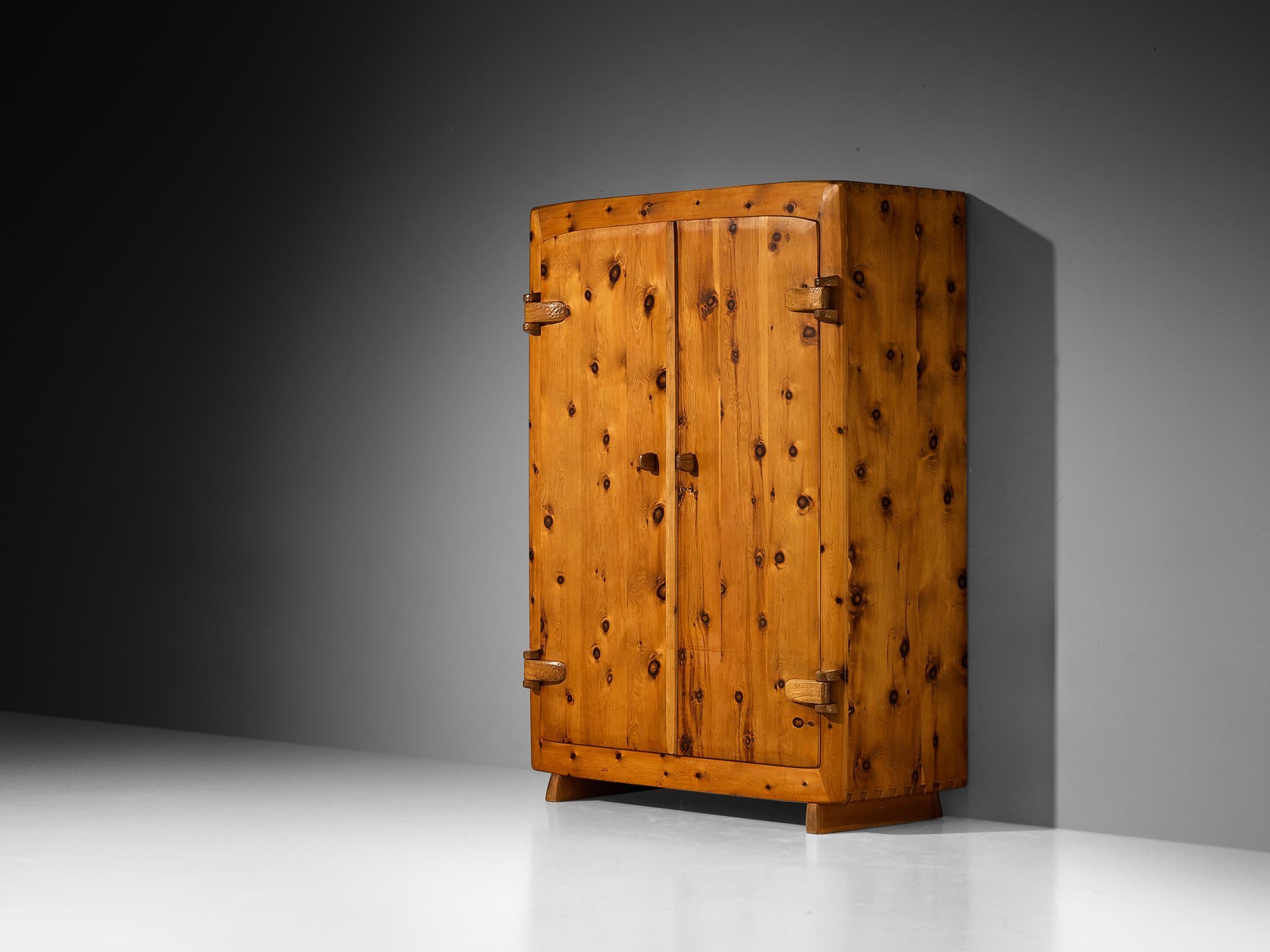 Franz Xaver Sproll Hand-Crafted Large Cabinet in Solid Pine