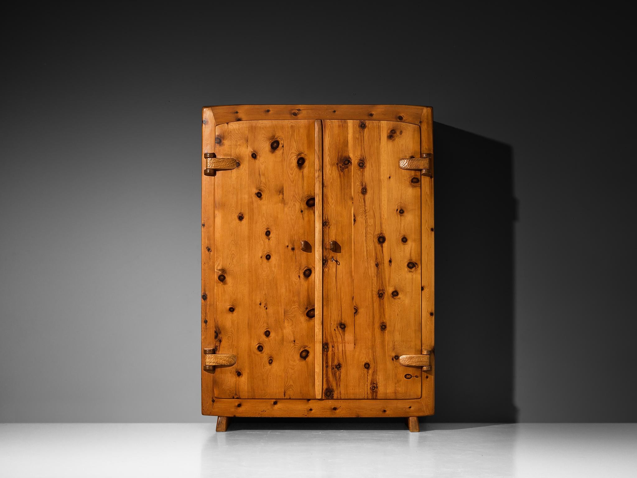 Franz Xaver Sproll Hand-Crafted Large Cabinet in Solid Pine