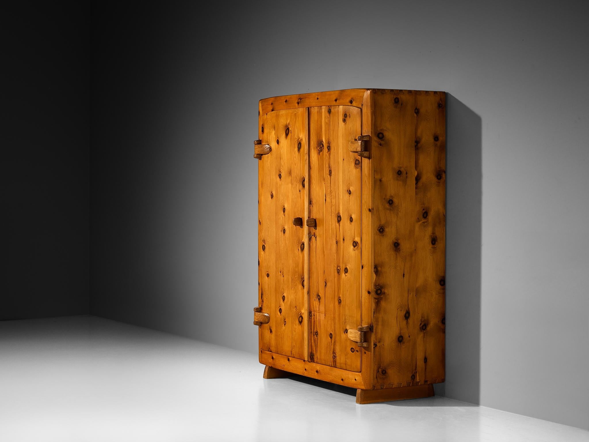 Franz Xaver Sproll Hand-Crafted Large Cabinet in Solid Pine