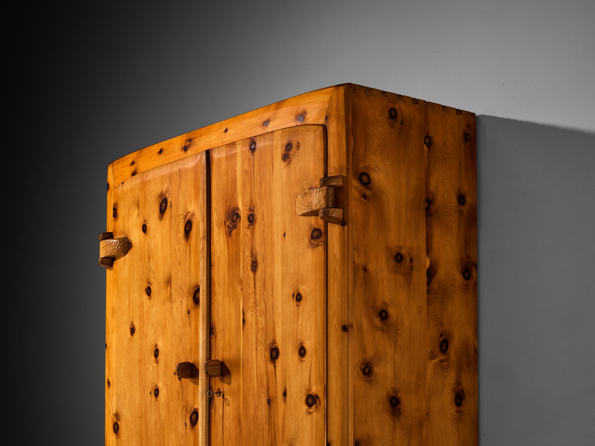 Franz Xaver Sproll Hand-Crafted Large Cabinet in Solid Pine