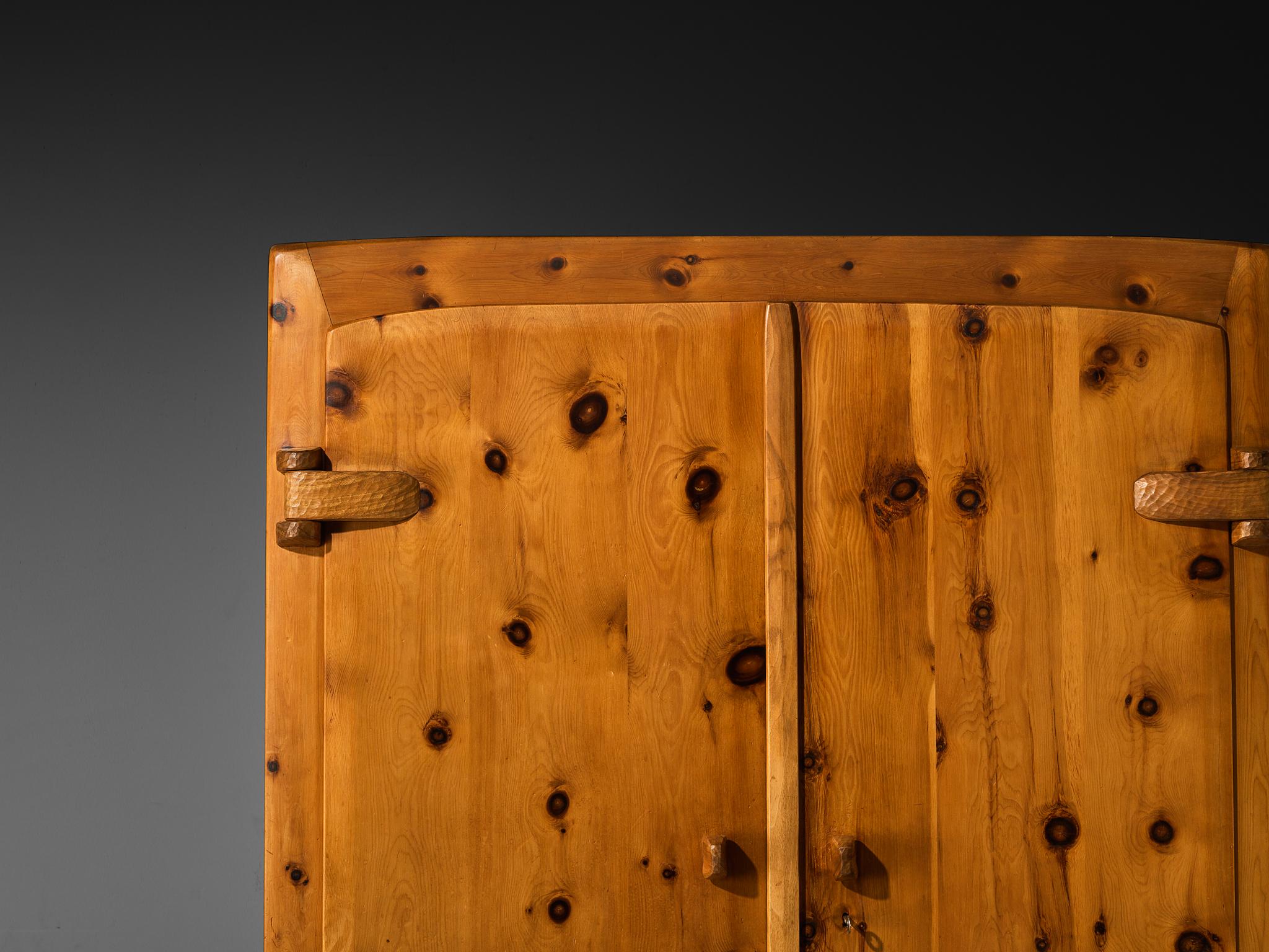 Franz Xaver Sproll Hand-Crafted Large Cabinet in Solid Pine