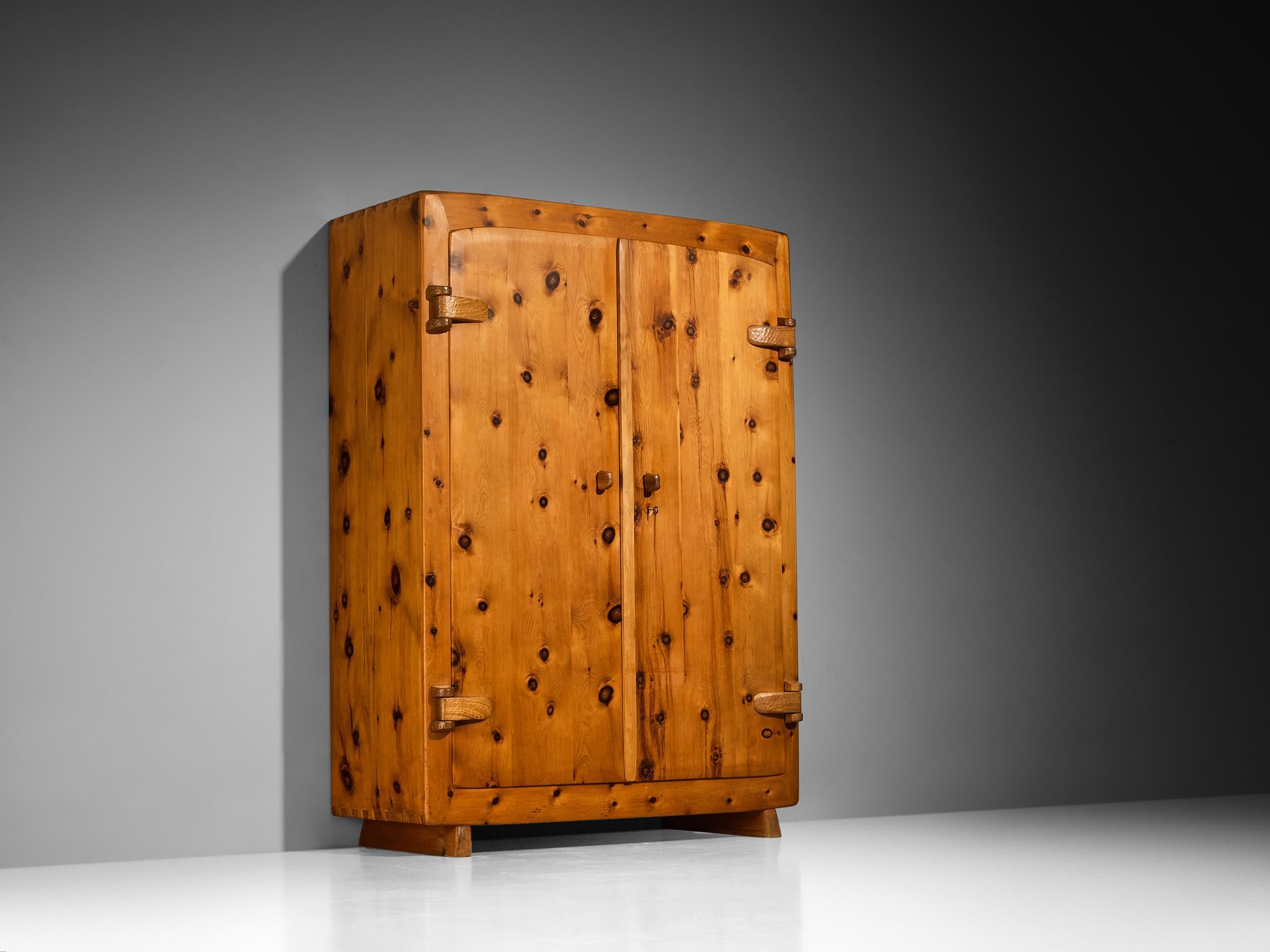 Franz Xaver Sproll Hand-Crafted Large Cabinet in Solid Pine