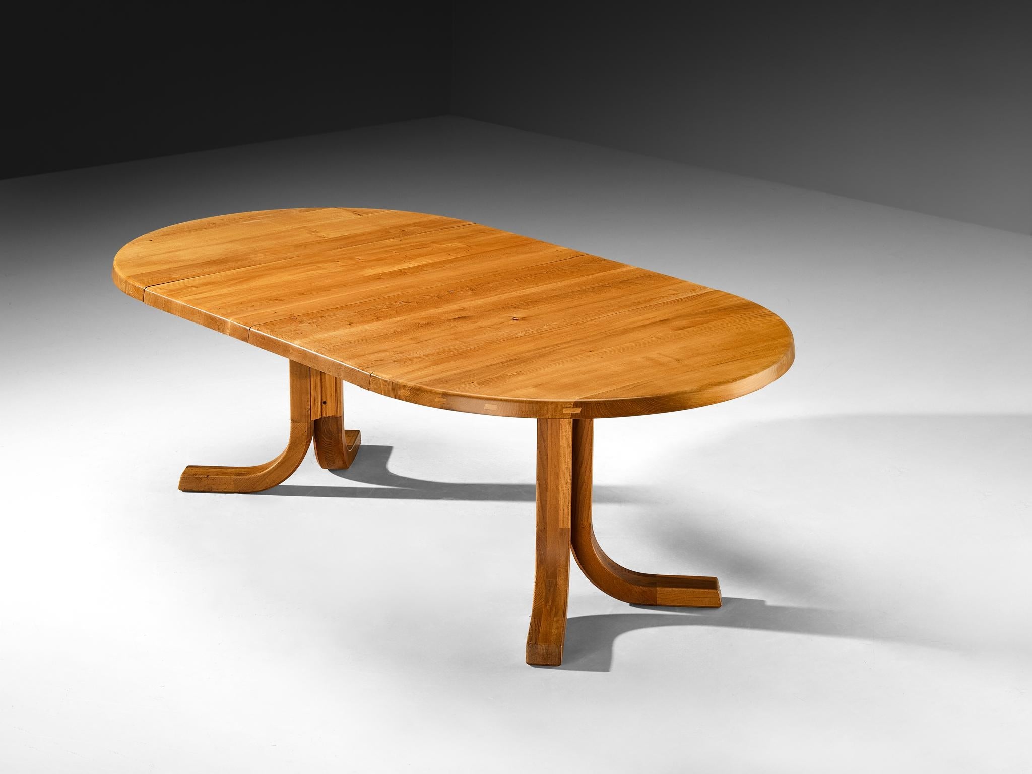 Pierre Chapo Round Table in Solid Elm