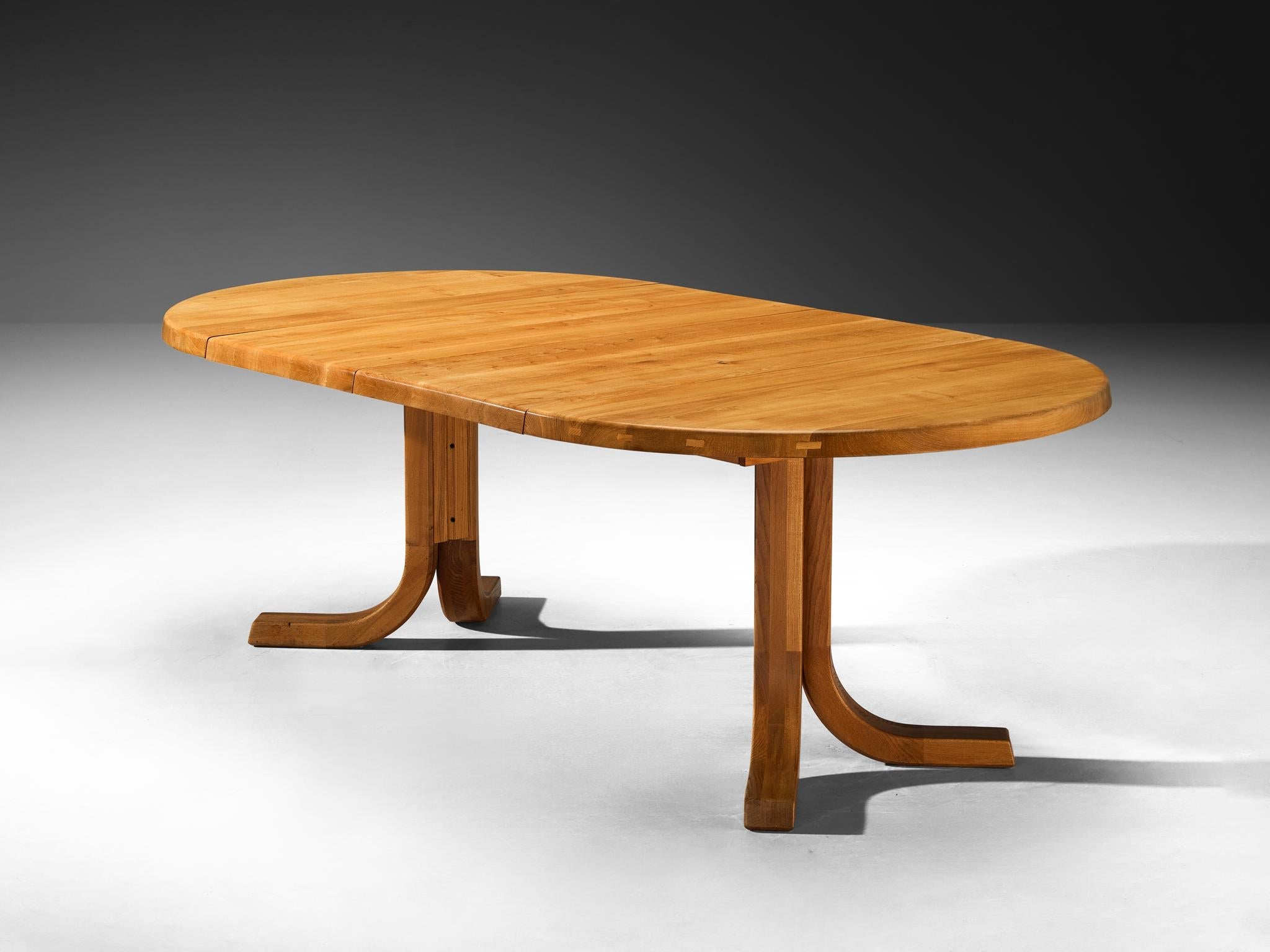 Pierre Chapo Round Table in Solid Elm