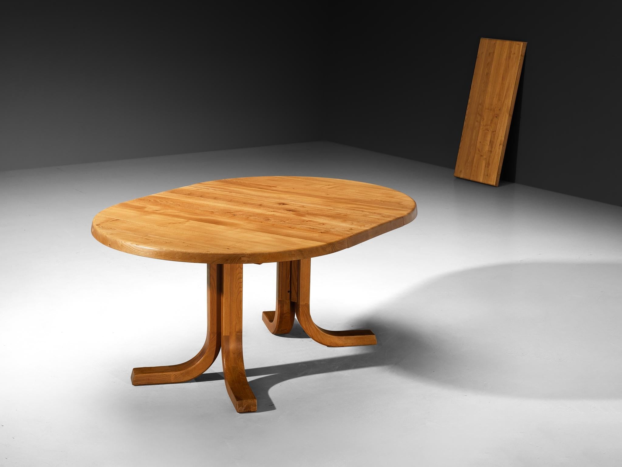 Pierre Chapo Round Table in Solid Elm