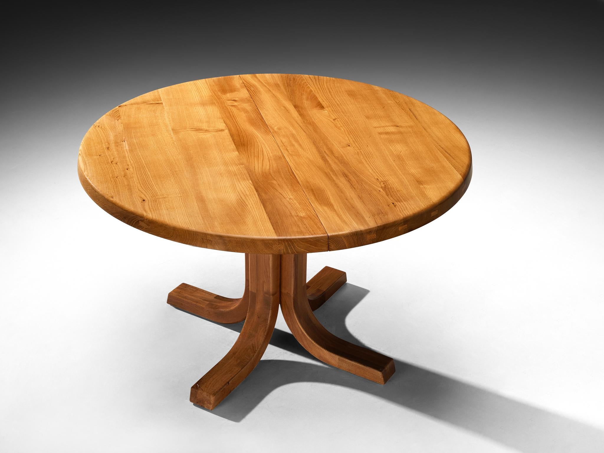 Pierre Chapo Round Table in Solid Elm