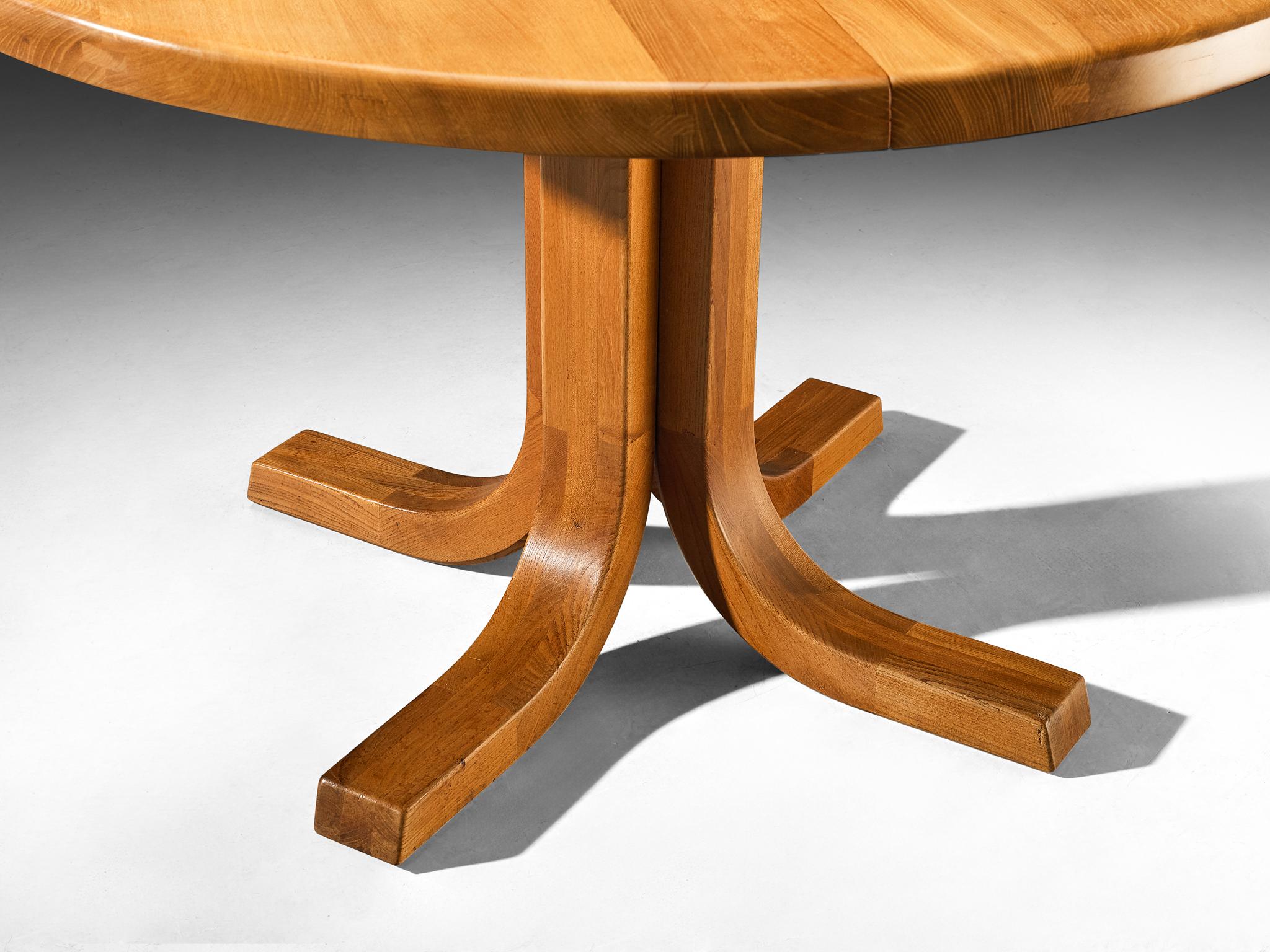 Pierre Chapo Round Table in Solid Elm