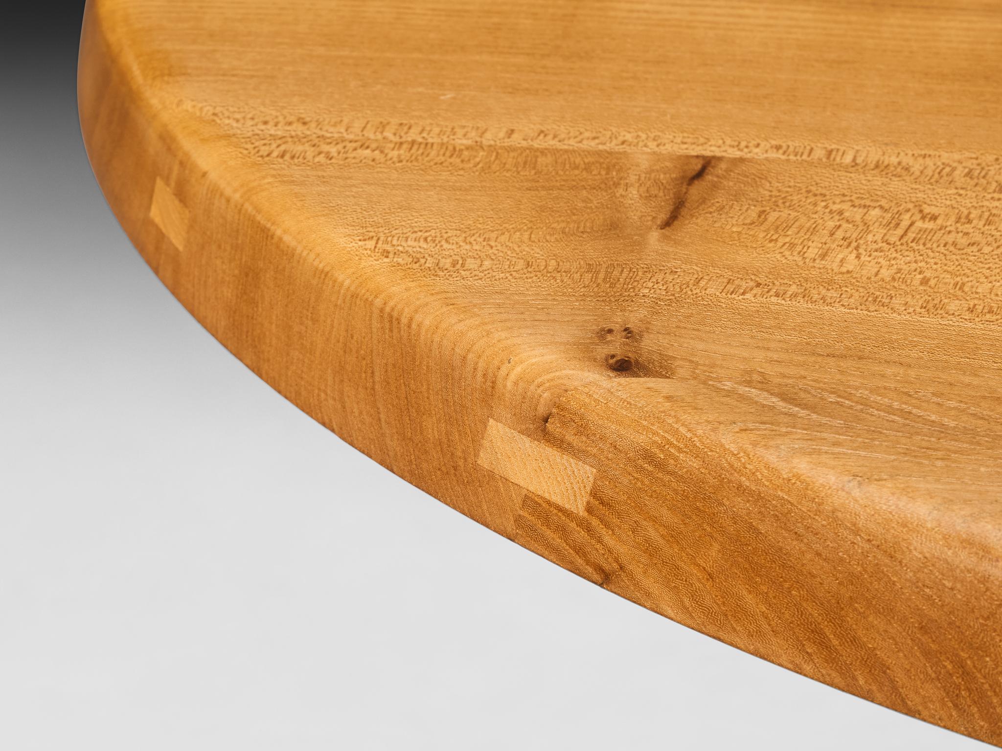 Pierre Chapo Round Table in Solid Elm