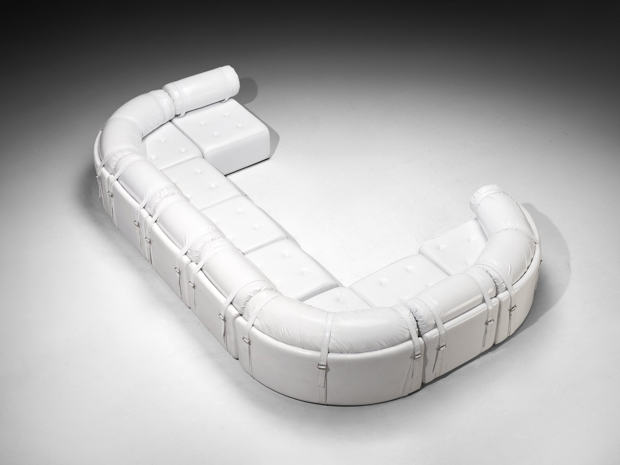 French Postmodern Steiner 'Swany' Modular Sofa