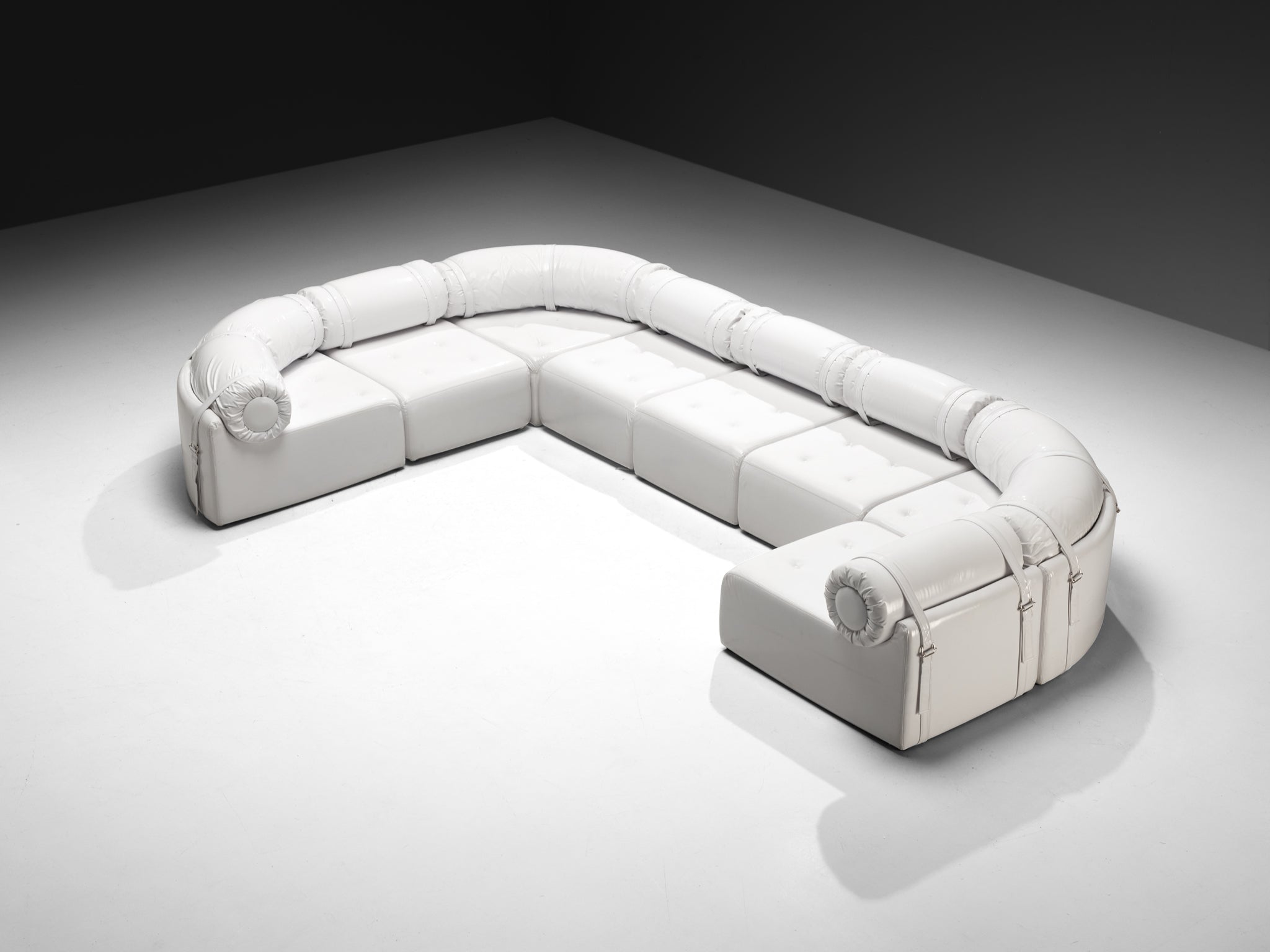 French Postmodern Steiner 'Swany' Modular Sofa