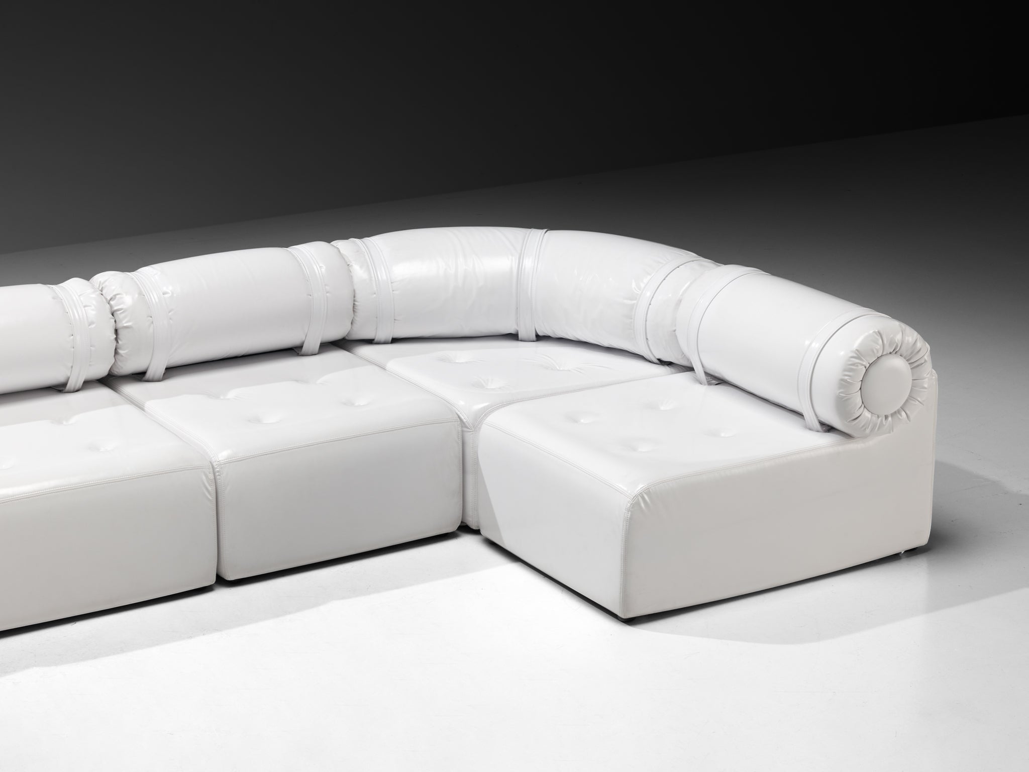 French Postmodern Steiner 'Swany' Modular Sofa