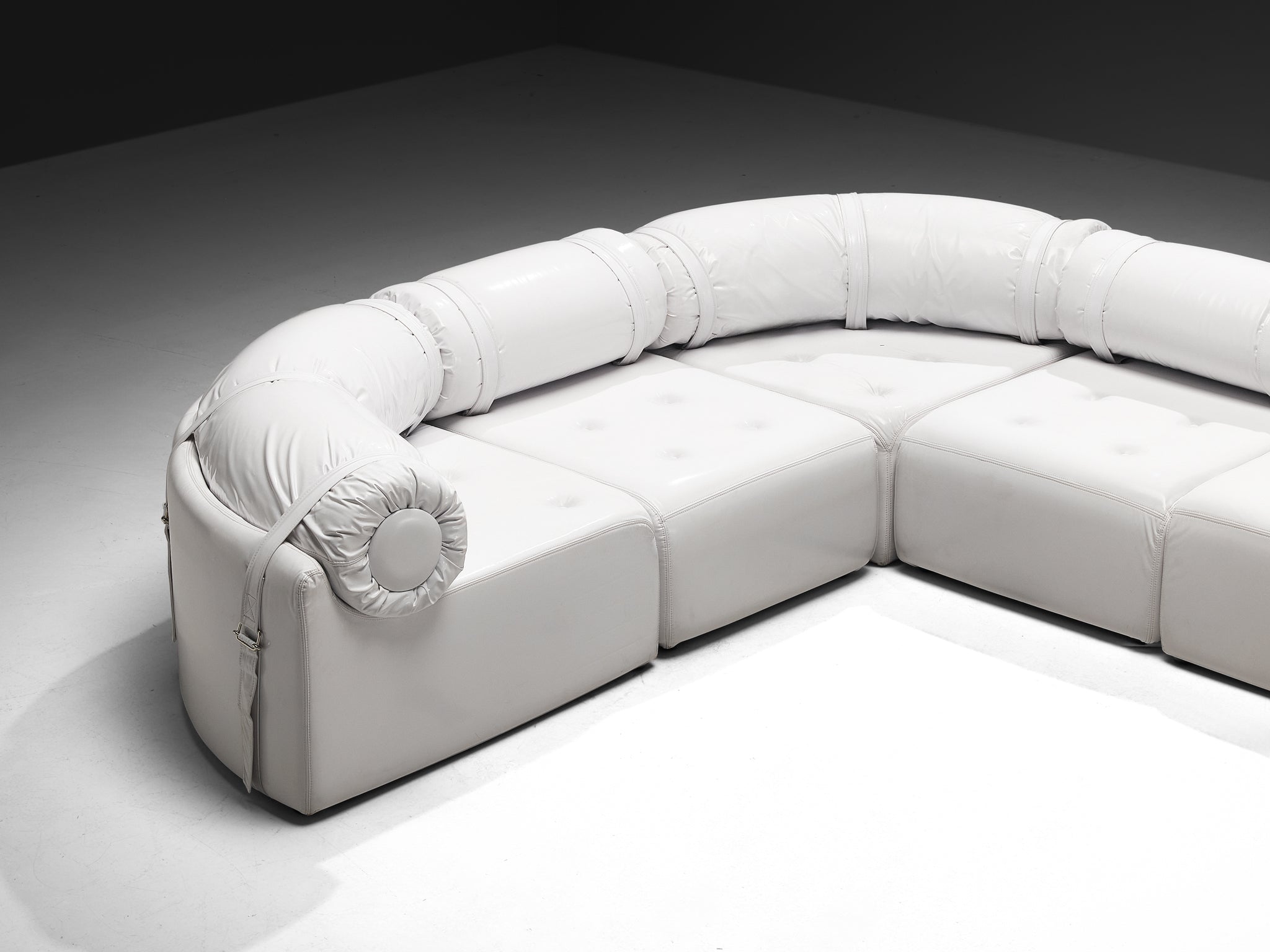 French Postmodern Steiner 'Swany' Modular Sofa