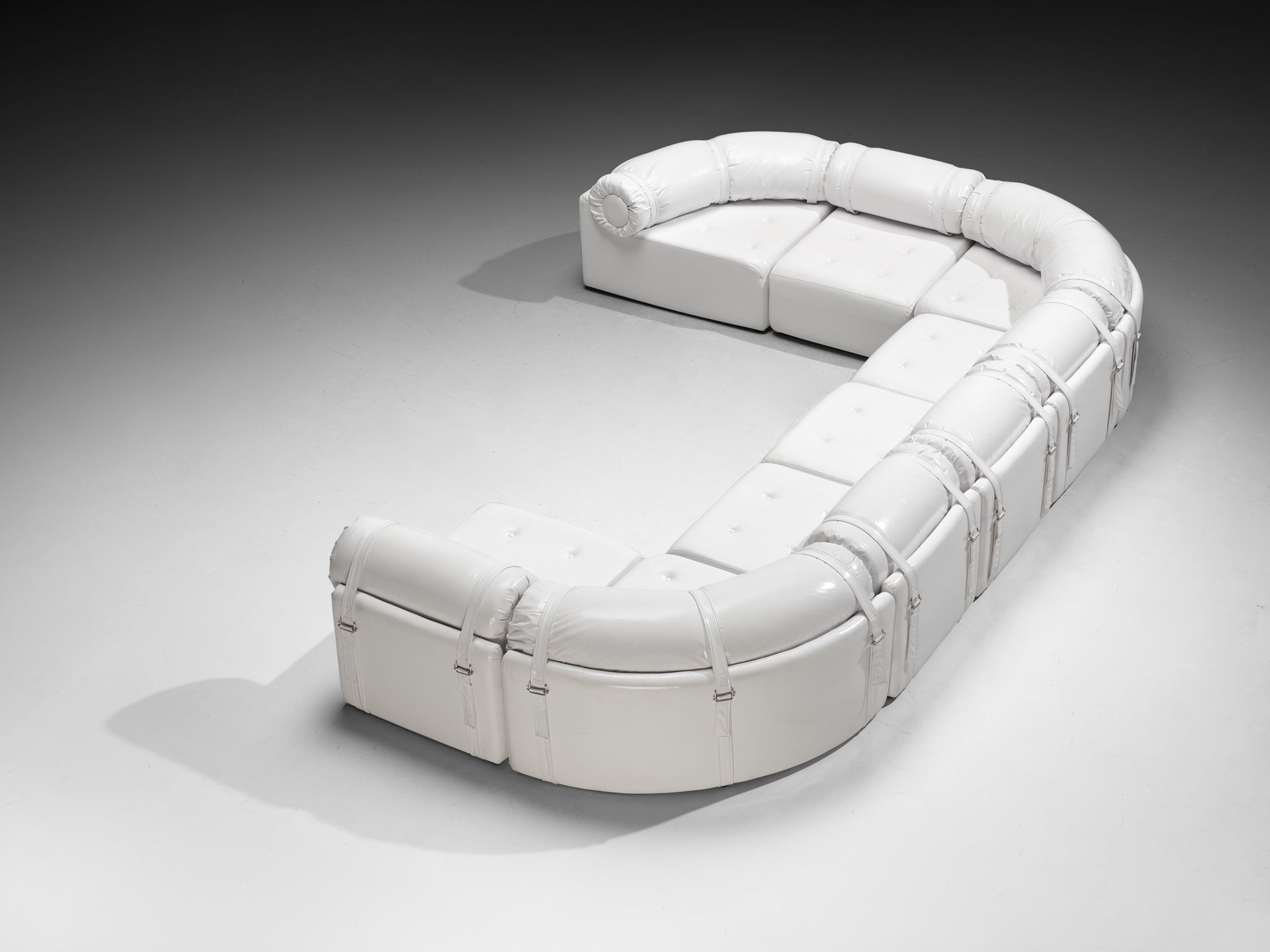 French Postmodern Steiner 'Swany' Modular Sofa