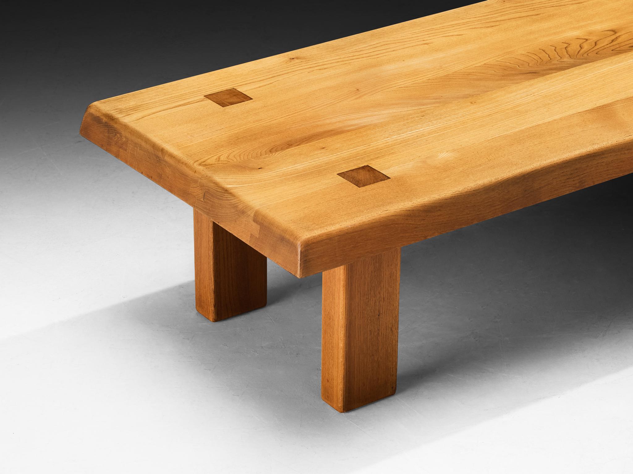 Pierre Chapo Coffee Table 'T08' in Elm