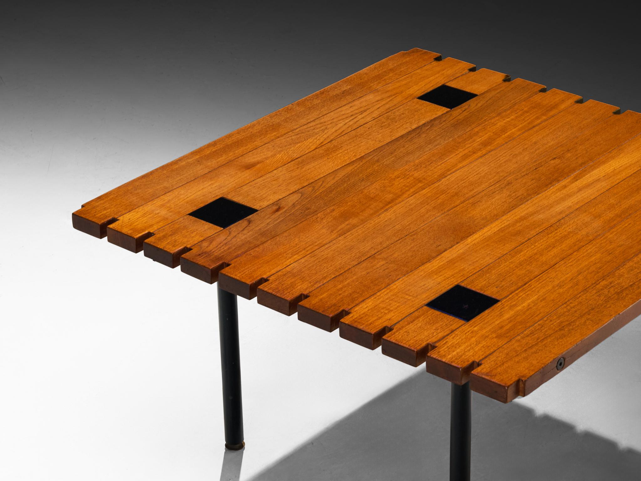 Ettore Sottsass for Poltronova 'Soggiorno' Coffee Table in Teak