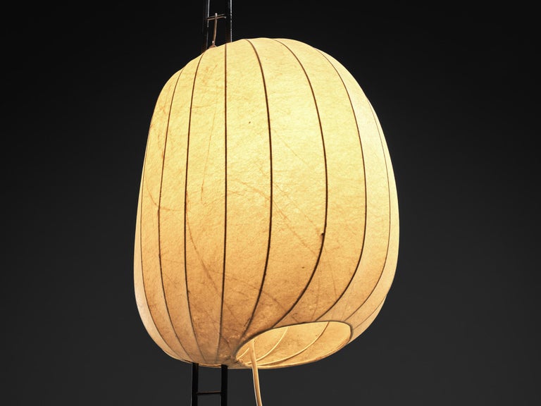 Hans Bergström for Ateljé Lyktan 'Golvlampor' Floor Lamp with Cocoon Shade