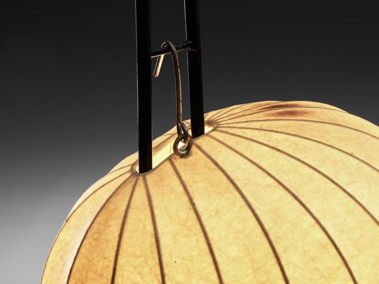 Hans Bergström for Ateljé Lyktan 'Golvlampor' Floor Lamp with Cocoon Shade